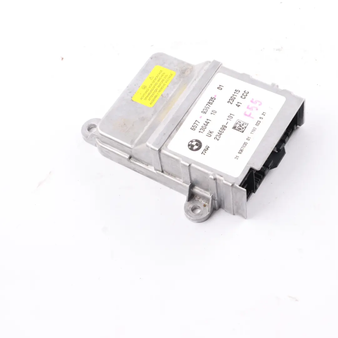  Module Airbag BMW F45 X1 F48 Mini F54 F55 F56 Airbag Control Unit ECU 9367835 - SKU 9484301 - Numéro de pièce 9484301