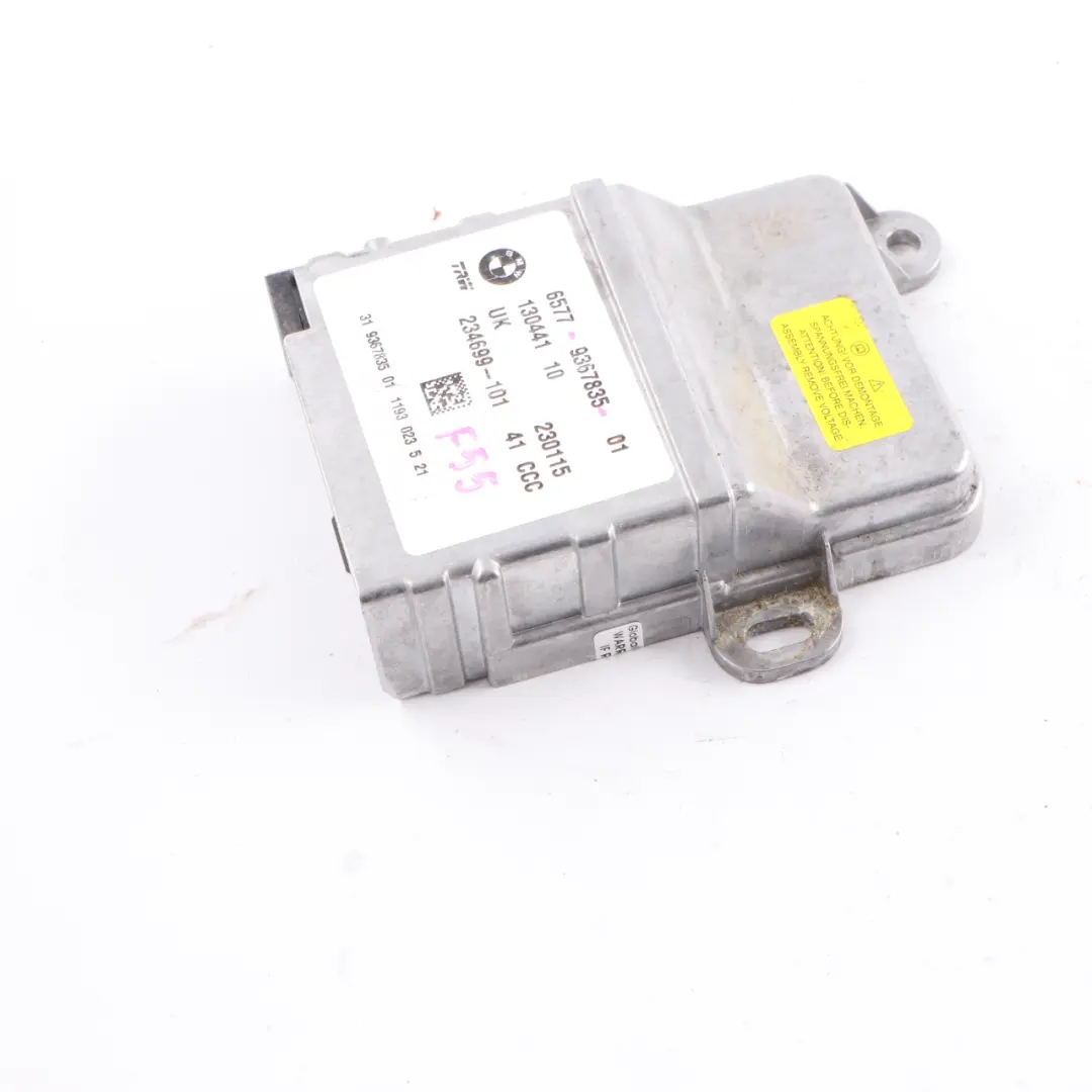 BMW F45 X1 F48 Mini F54 F55 F56 Moduł poduszki powietrznej 9367835 - SKU 9484301 - Numer Części 9484301