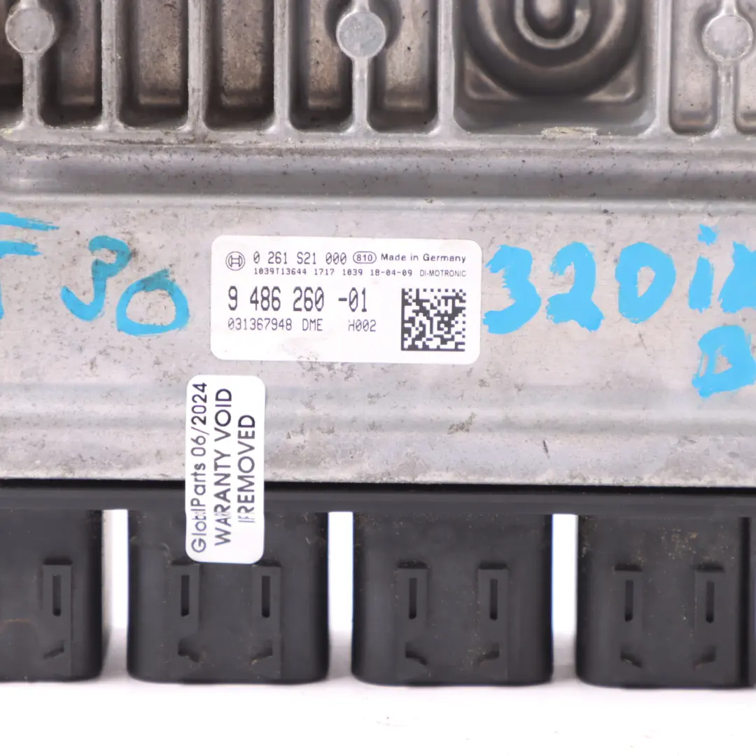 184HP Engine ECU Unit DME to BMW F20 F30 F32 LCI 120i 320i 420i Petrol B48 with Part number 9486260 BMW F20 F30 F32 LCI 120i 320i 420i Petrol B48 184HP Engine ECU Unit DME - SKU 9486260 - Part number 9486260