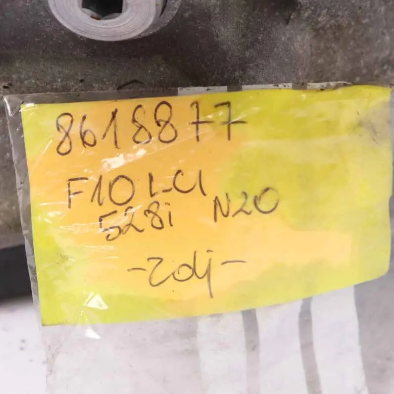Gearbox BMW F10 528i F20 125i F30 328i N20 GA8HP45Z 8618877 WARRANTY to Automatic with Part number 9487561 Automatic Gearbox BMW F10 528i F20 125i F30 328i N20 GA8HP45Z 8618877 WARRANTY - SKU 9487561 - Part number 9487561