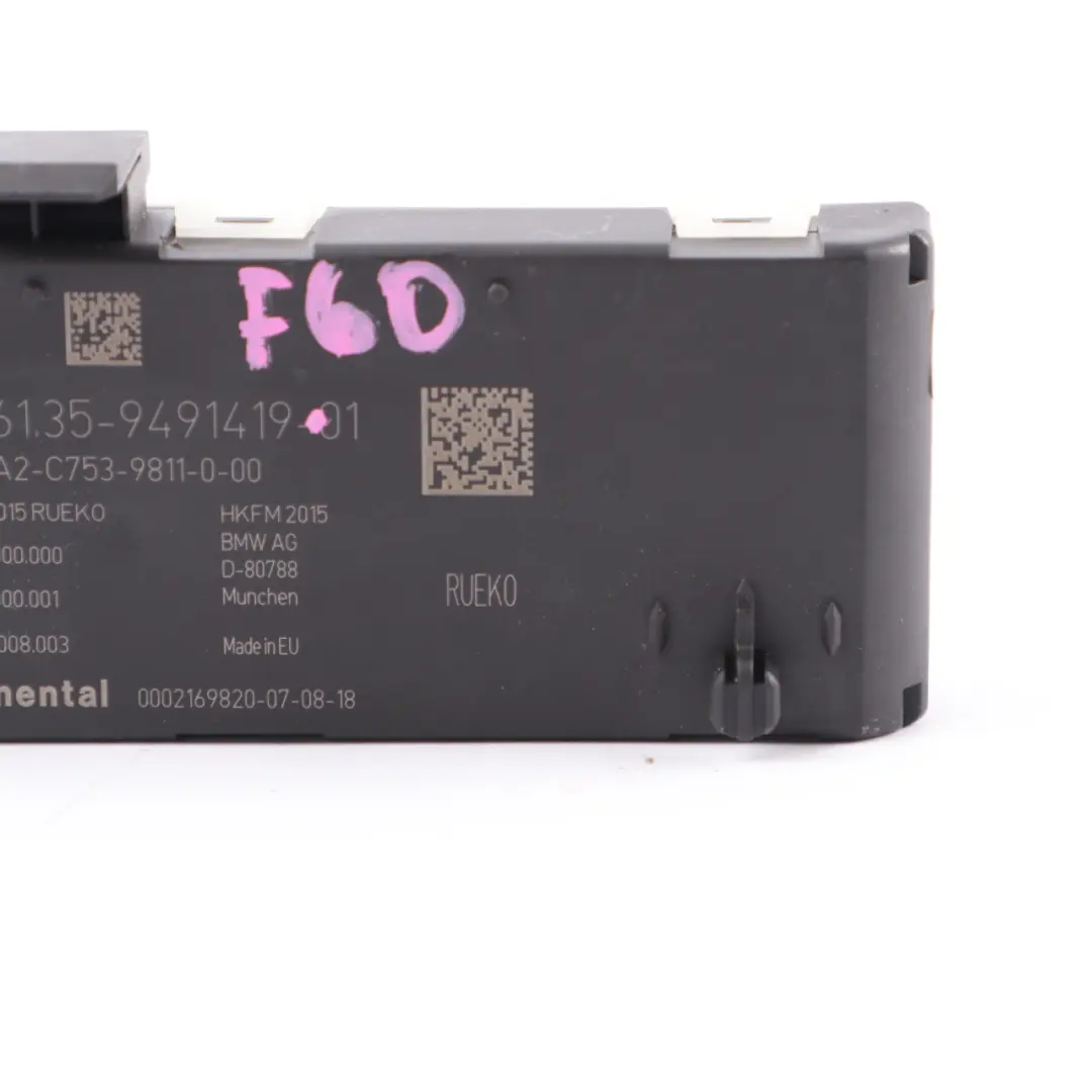 Trunk Lid Automatic Lift Control Module BMW F45 F48 F15 F31 F36 Mini F60 - SKU 9491419 - Part number 9491419