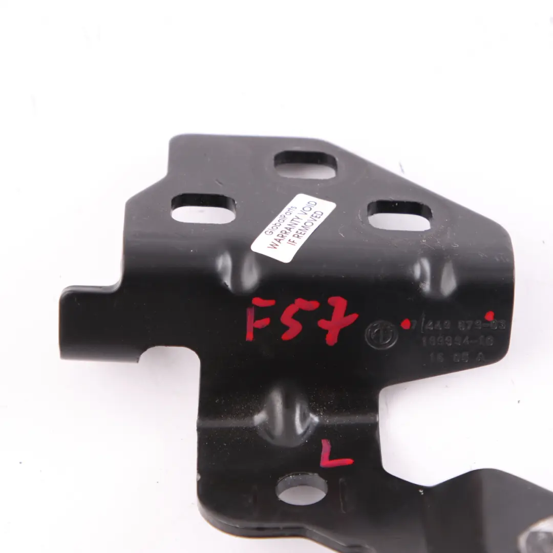 Capote pliante Support de palier d'arc gauche 7449879 pour Mini F57 Cabriolet à propos du numéro de pièce 9491507 Mini F57 Cabriolet Capote pliante Support de palier d'arc gauche 7449879 - SKU 9491507 - Numéro de pièce 9491507