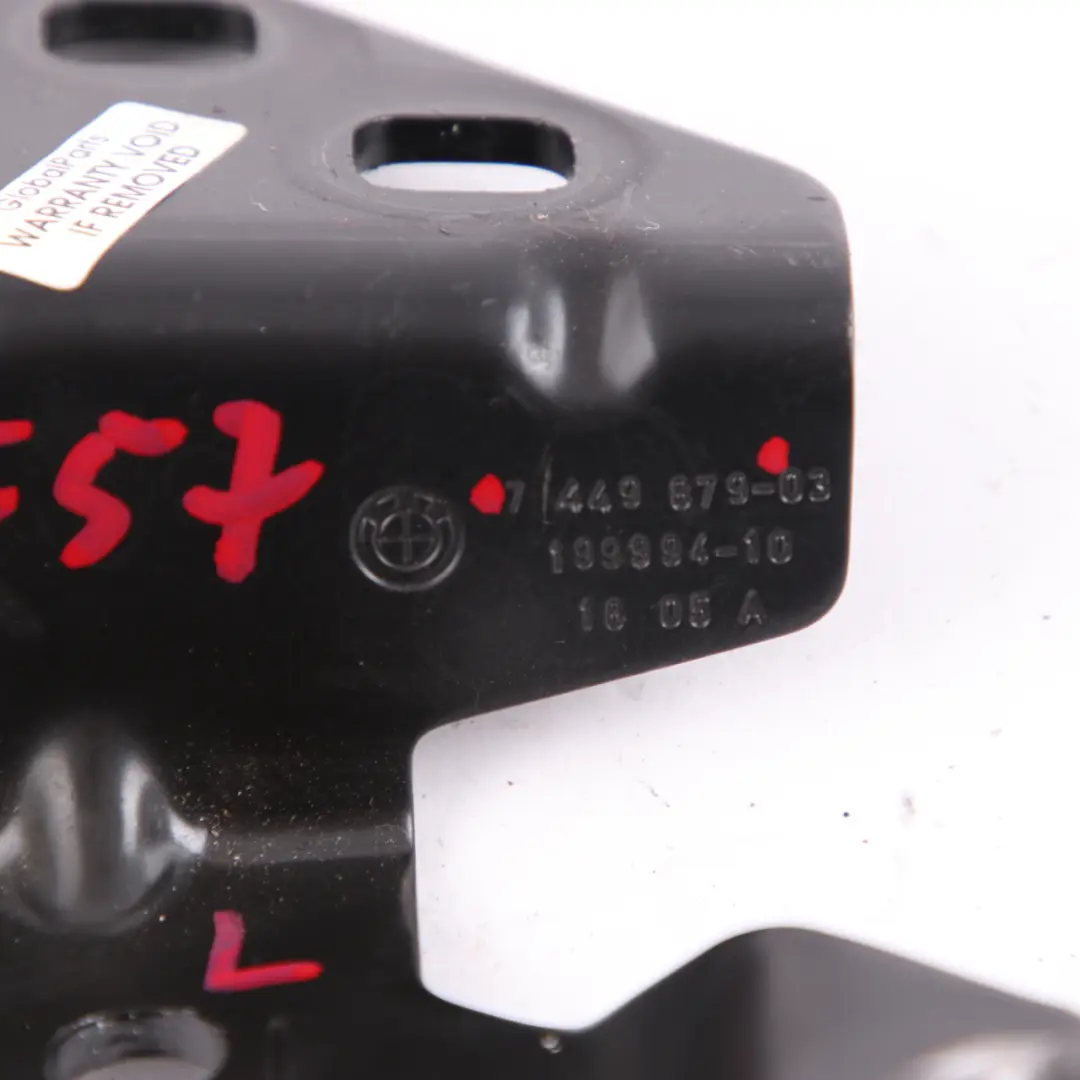 Faltverdeck Buglagerhalterung links 7449879 für Mini F57 Cabrio mit Teilenummer 9491507 Mini F57 Cabrio Faltverdeck Buglagerhalterung links 7449879 - SKU 9491507 - Teilenummer 9491507