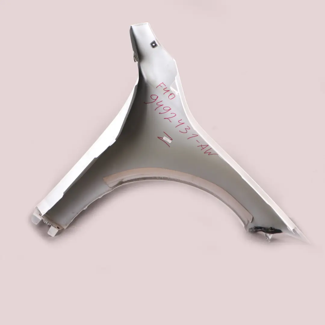 Side Panel Fender Front Left Wing N/S Alpinweiss Alpine White - 300 to BMW F40 with Part number 9492431 BMW F40 Side Panel Fender Front Left Wing N/S Alpinweiss Alpine White - 300 - SKU 9492431-AW - Part number 9492431