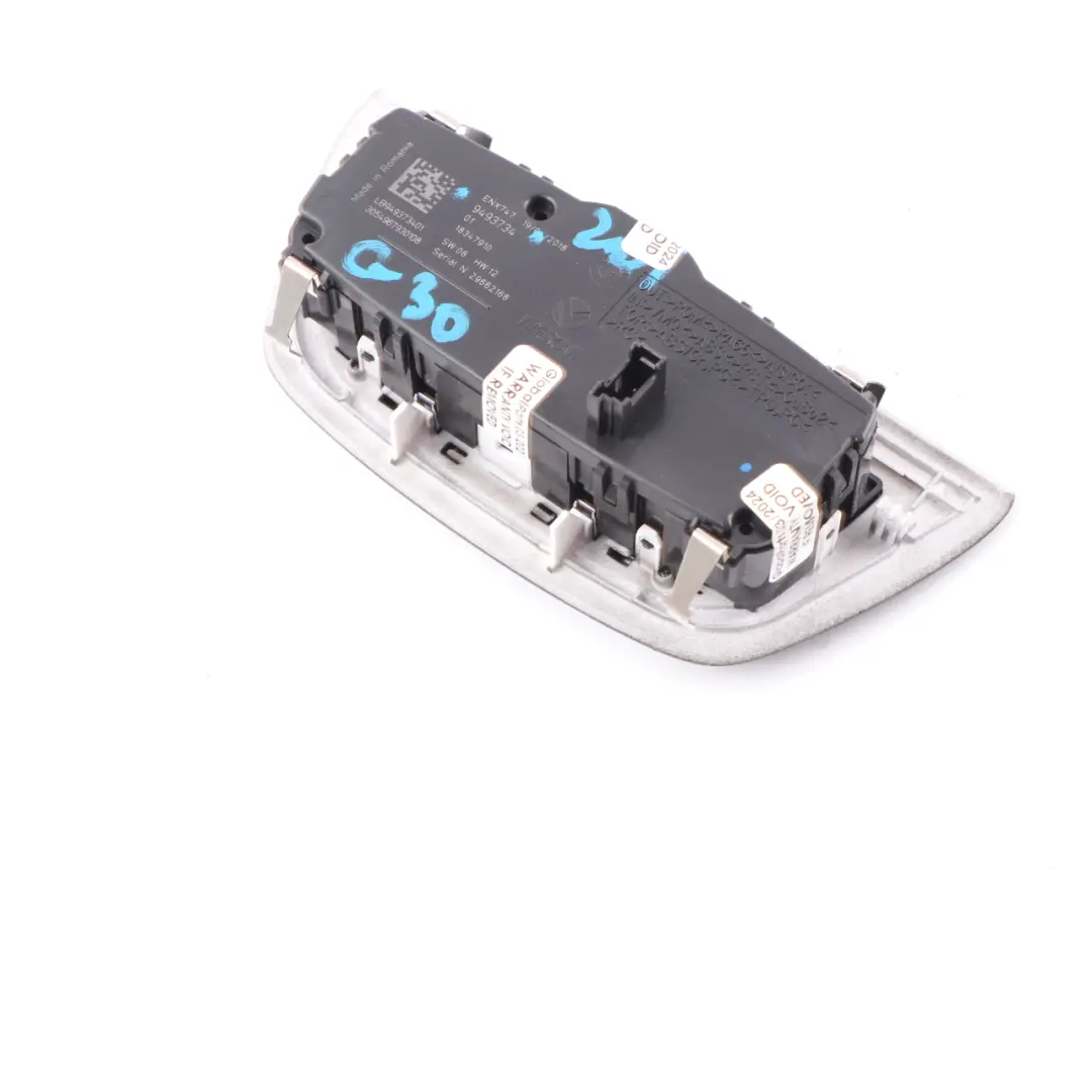 Interruptor Luces BMW G30 G31 F90 M5 G32GT Panel Control Negro para con número de pieza 9493734 Interruptor Luces BMW G30 G31 F90 M5 G32GT Panel Control Negro - SKU 9493734 - Número de pieza 9493734