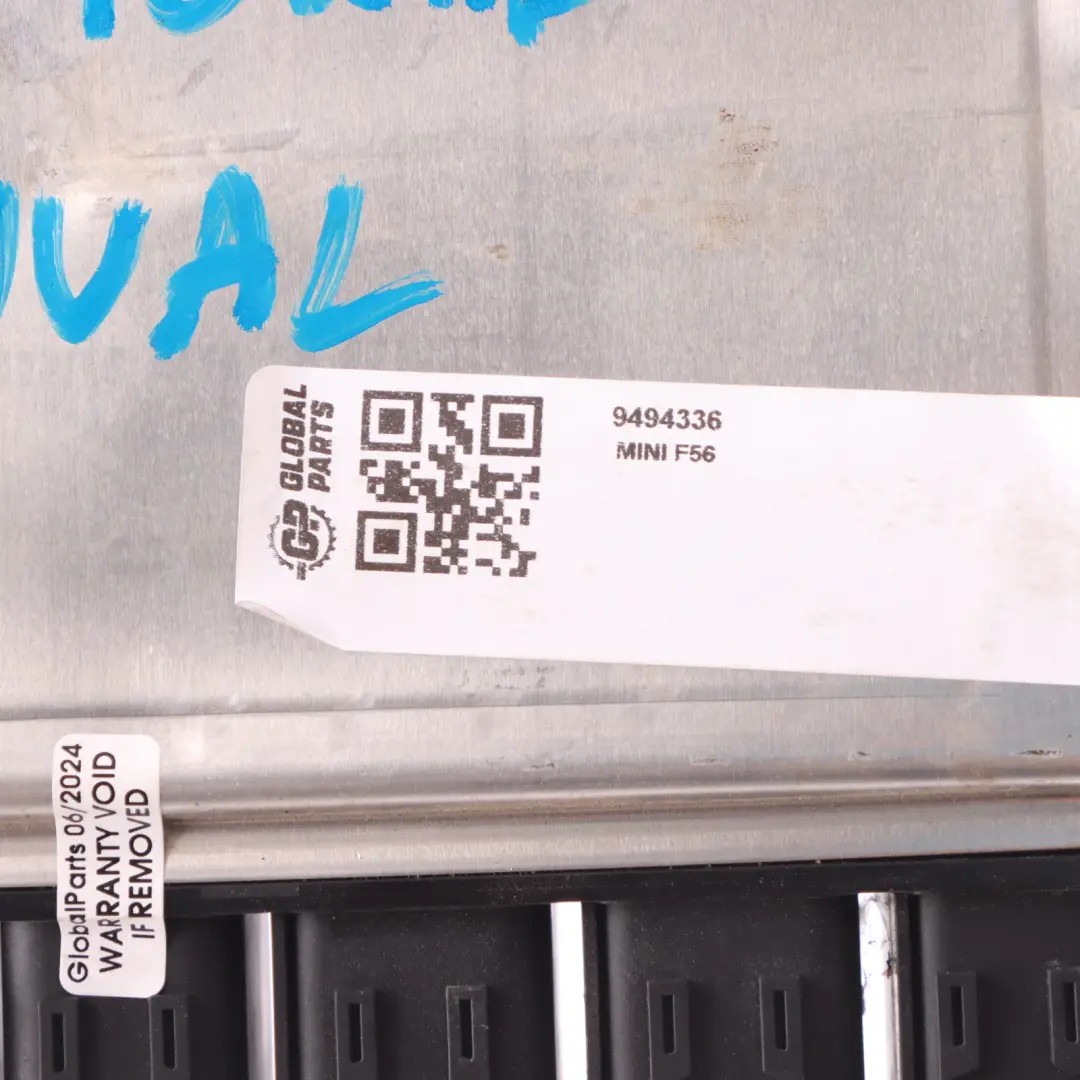 B38 102HP Petrol Engine ECU Control Unit DME Manual to Mini One F56 with Part number 9494336 Mini One F56 B38 102HP Petrol Engine ECU Control Unit DME Manual - SKU 9494336 - Part number 9494336