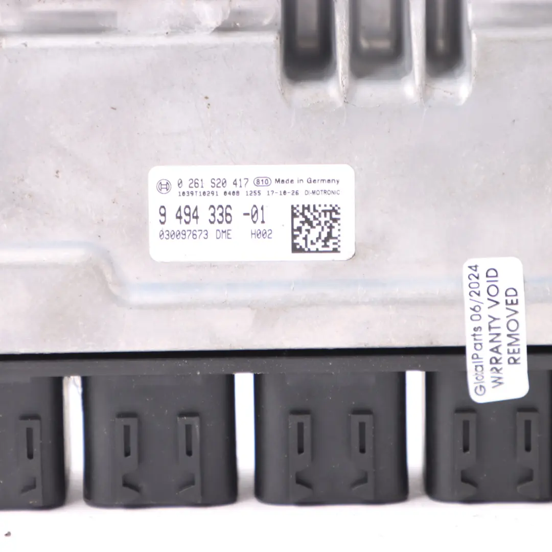 B38 102HP Petrol Engine ECU Control Unit DME Manual to Mini One F56 with Part number 9494336 Mini One F56 B38 102HP Petrol Engine ECU Control Unit DME Manual - SKU 9494336 - Part number 9494336