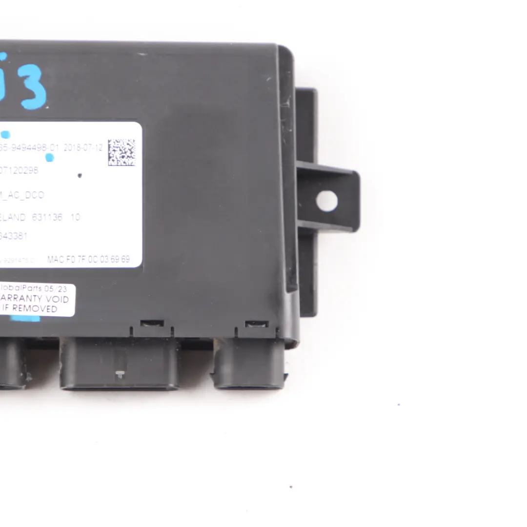 LIM Module Hybrid Electric Control Unit to BMW i3 I01 with Part number 9494498 BMW i3 I01 LIM Module Hybrid Electric Control Unit - SKU 9494498 - Part number 9494498