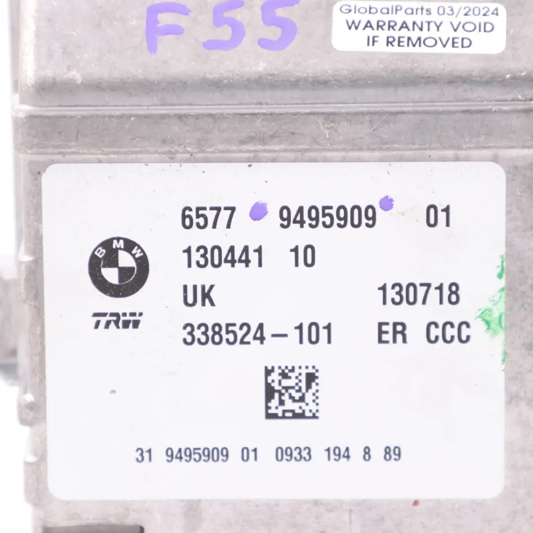  Airbag Modul BMW F45 X1 F48 Mini F54 F55 F56 Airbag Steuergerät ECU - SKU 9495909 - Teilenummer 9495909