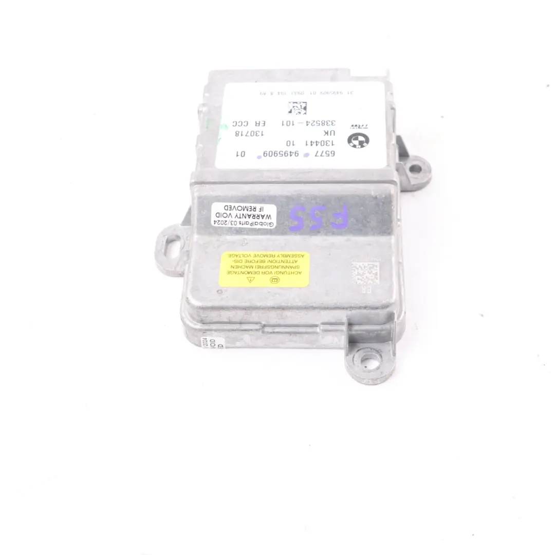 Módulo Airbag BMW F45 X1 F48 Mini F54 F55 F56 Air Bag Unidad Control ECU para con número de pieza 9495909 Módulo Airbag BMW F45 X1 F48 Mini F54 F55 F56 Air Bag Unidad Control ECU - SKU 9495909 - Número de pieza 9495909