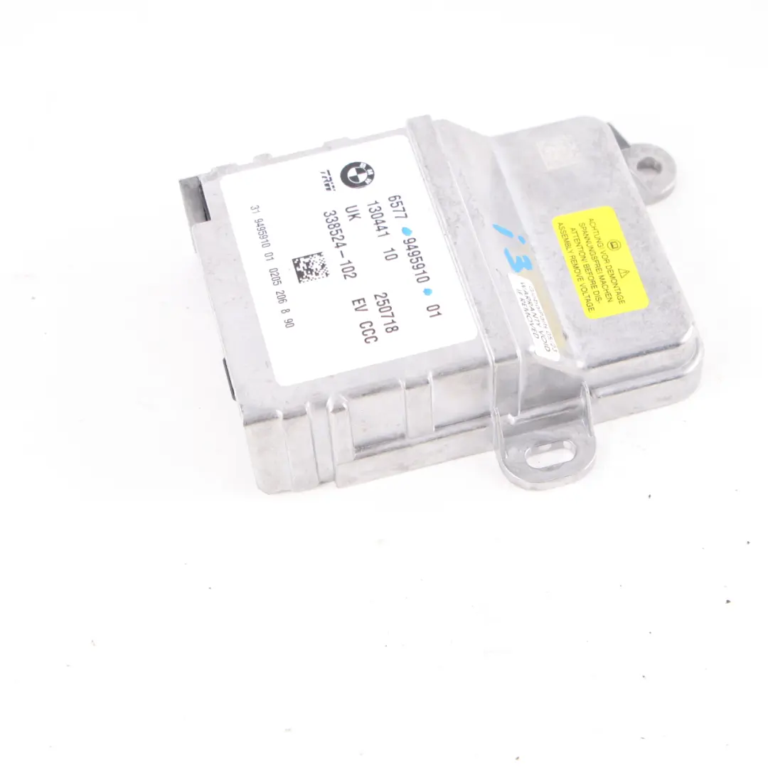 BMW F45 X1 F48 i3 I01 Module d'airbag Unité de contrôle ECU Airbag - SKU 9495910 - Numéro de pièce 9495910