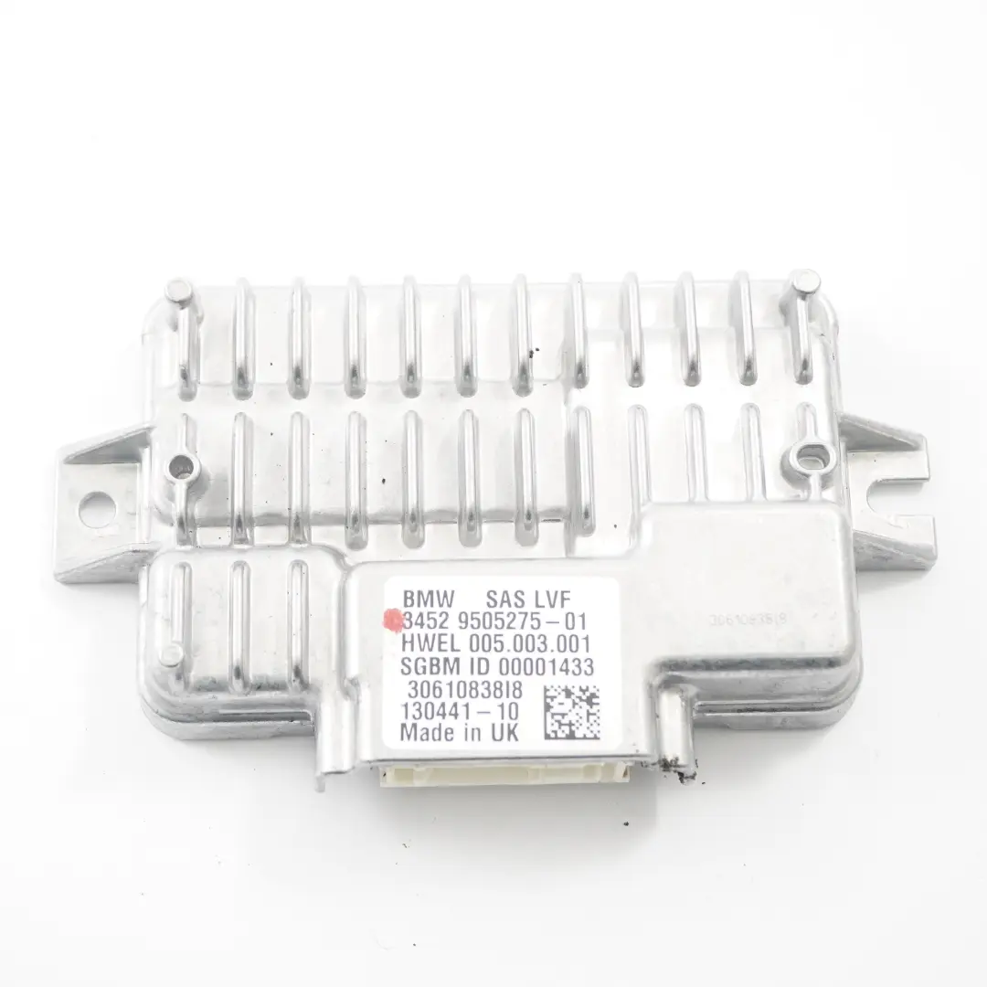 Unidad de Control SAS Módulo ECU para BMW F40 F45 X1 F48 Mini F55 F56 con número de pieza 9505275 BMW F40 F45 X1 F48 Mini F55 F56 Unidad de Control SAS Módulo ECU - SKU 9505275 - Número de pieza 9505275