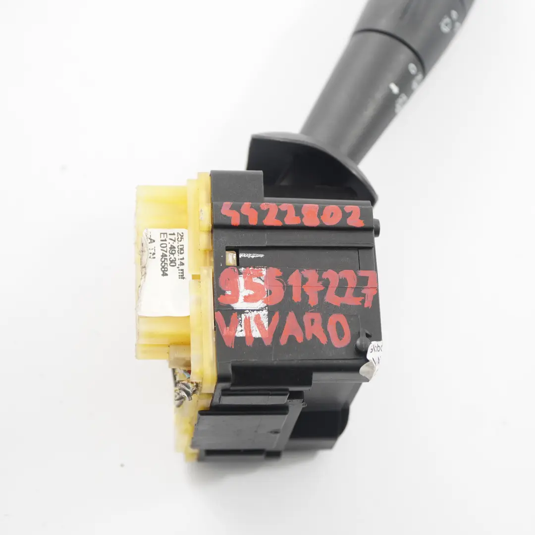 Lenksäule Wischer steuerung Stiel schalter für Opel Vivaro B Renault Trafic mit Teilenummer 95517227 Opel Vivaro B Renault Trafic Lenksäule Wischer steuerung Stiel schalter - SKU 95517227 - Teilenummer 95517227