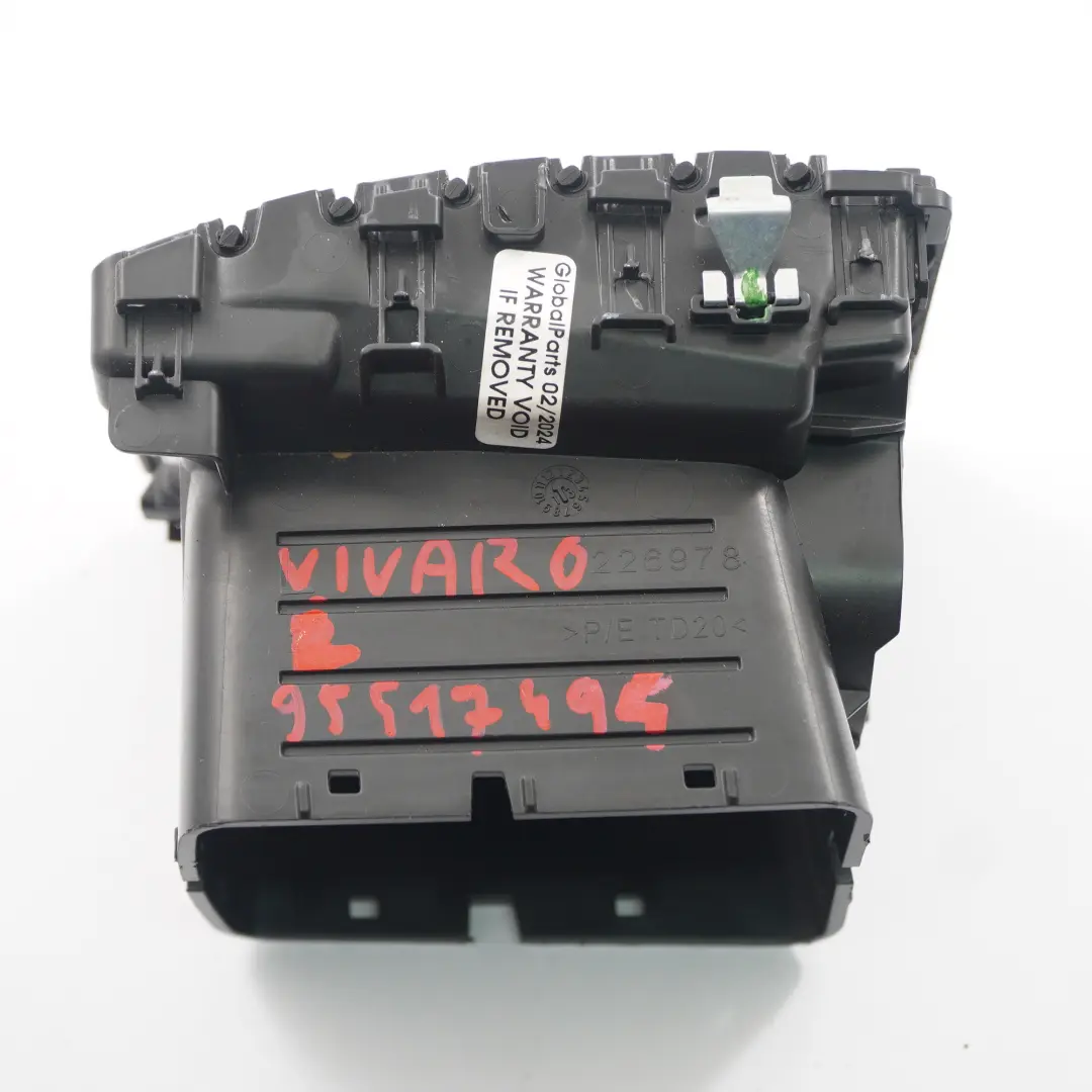 Opel Vivaro B Air Vent Dashboard Dash Links Mitte Düse Kühlergrill - SKU 95517494 - Teilenummer 95517494