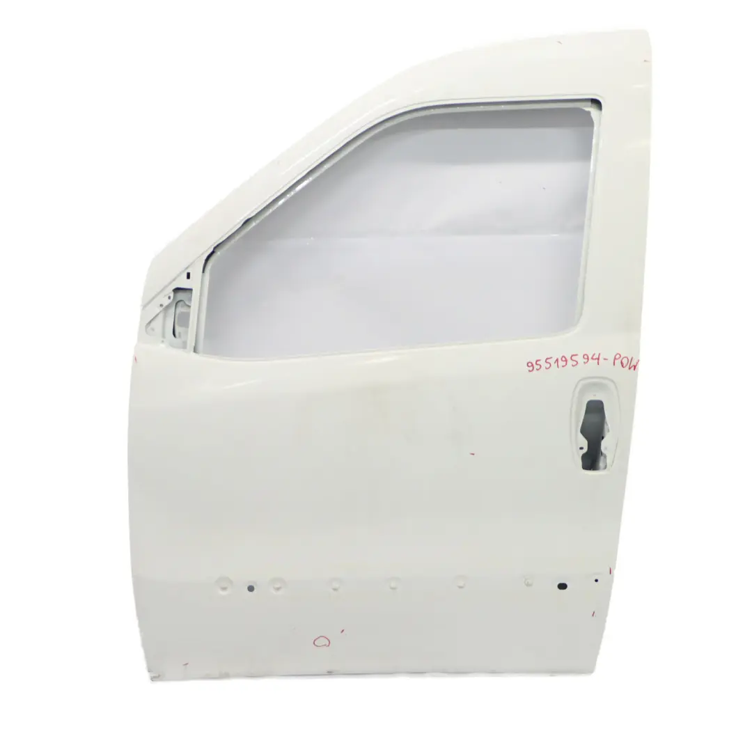 Door Front Left N/S Door Cover Shell Polar White - 452 to Vauxhall Opel Combo D with Part number 95519594 Vauxhall Opel Combo D Door Front Left N/S Door Cover Shell Polar White - 452 - SKU 95519594 - Part number 95519594