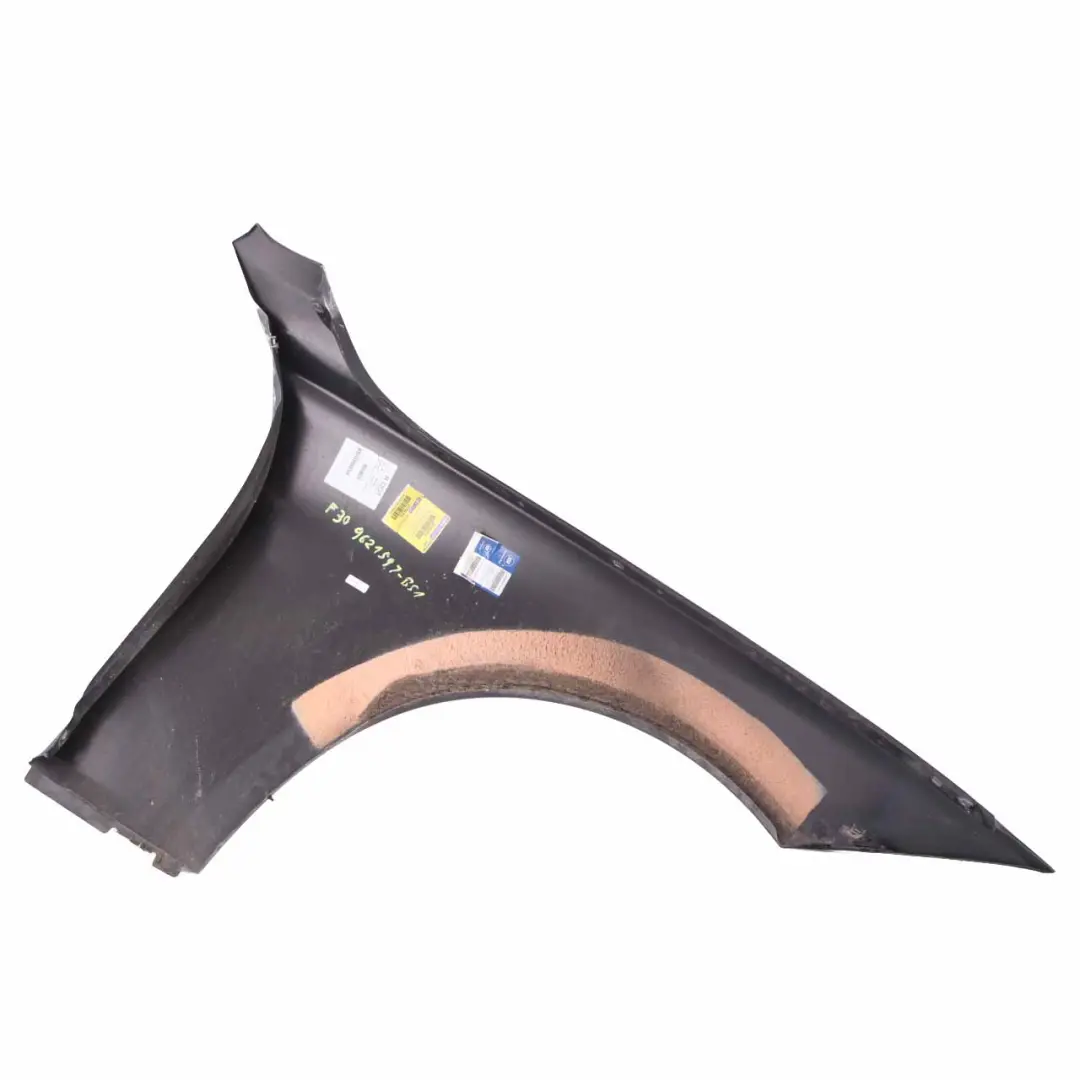 Side Wing Panel Fender F31 Front Left N/S Black Sapphire Metallic - 475 to BMW F30 with Part number 9621597 BMW F30 Side Wing Panel Fender F31 Front Left N/S Black Sapphire Metallic - 475 - SKU 9621597-BS2 - Part number 9621597