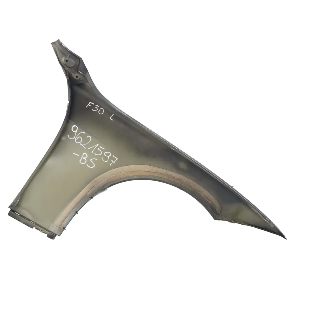 BMW F30 Side Wing Panel Fender F31 Front Left N/S Black Sapphire Metallic - 475 - SKU 9621597-BS - Part number 9621597