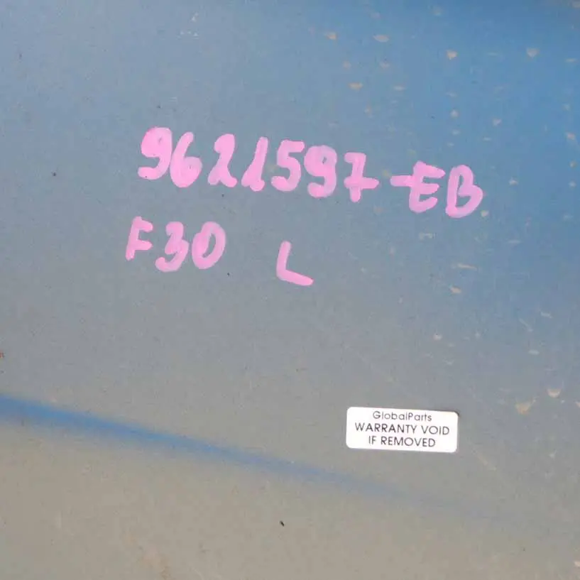 BMW F30 Side Wing Panel Fender F31 Front Left N/S Estoril Blue Metallic - B45 - SKU 9621597-EB - Part number 9621597
