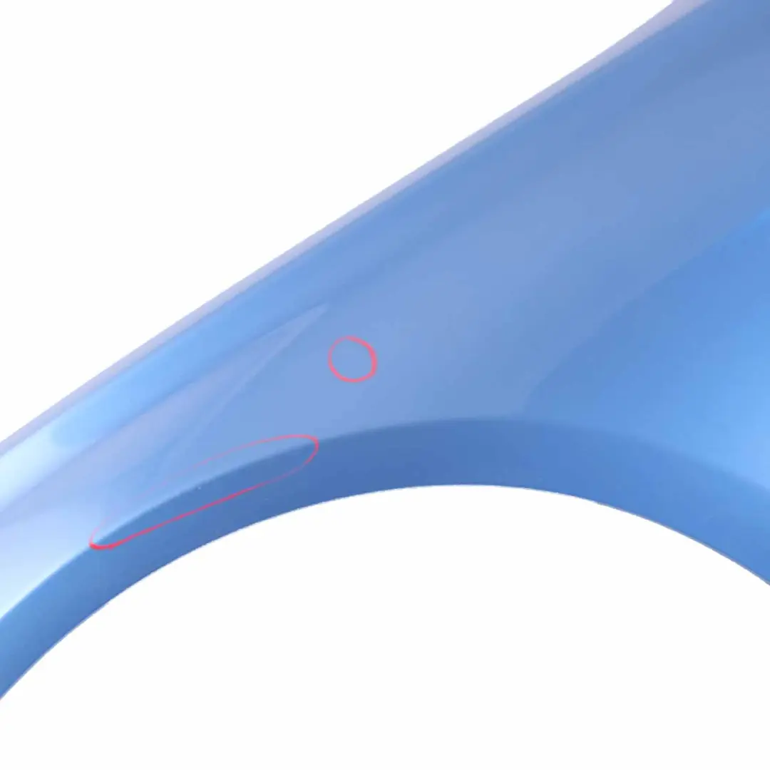 BMW F30 Side Wing Panel Fender F31 Front Left N/S Estoril Blue Metallic - B45 - SKU 9621597-EB - Part number 9621597