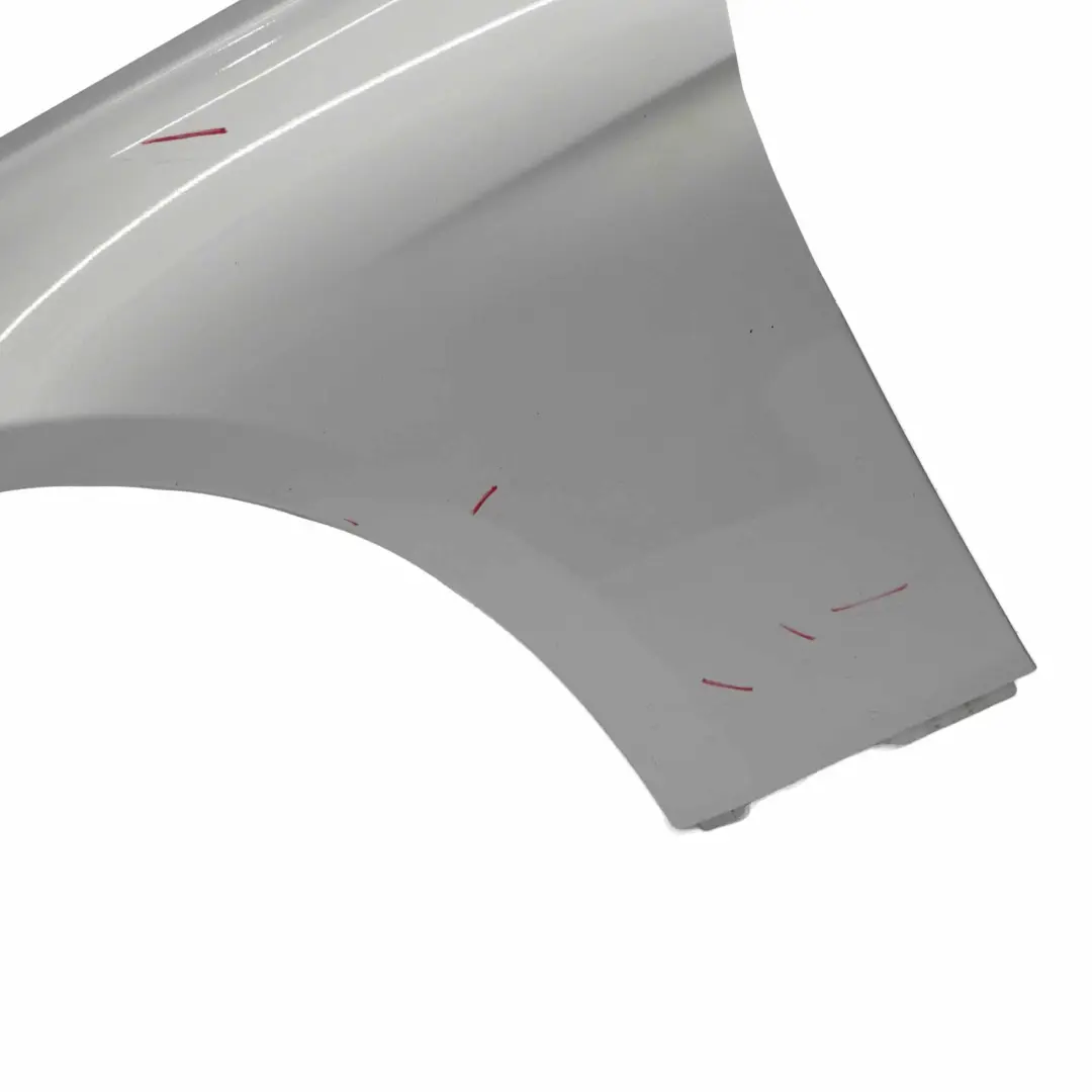 BMW F30 F31 Guardabarros lateral izquierdo Glacier Silver Metallic - A83 - SKU 9621597-GSB - Número de pieza 9621597