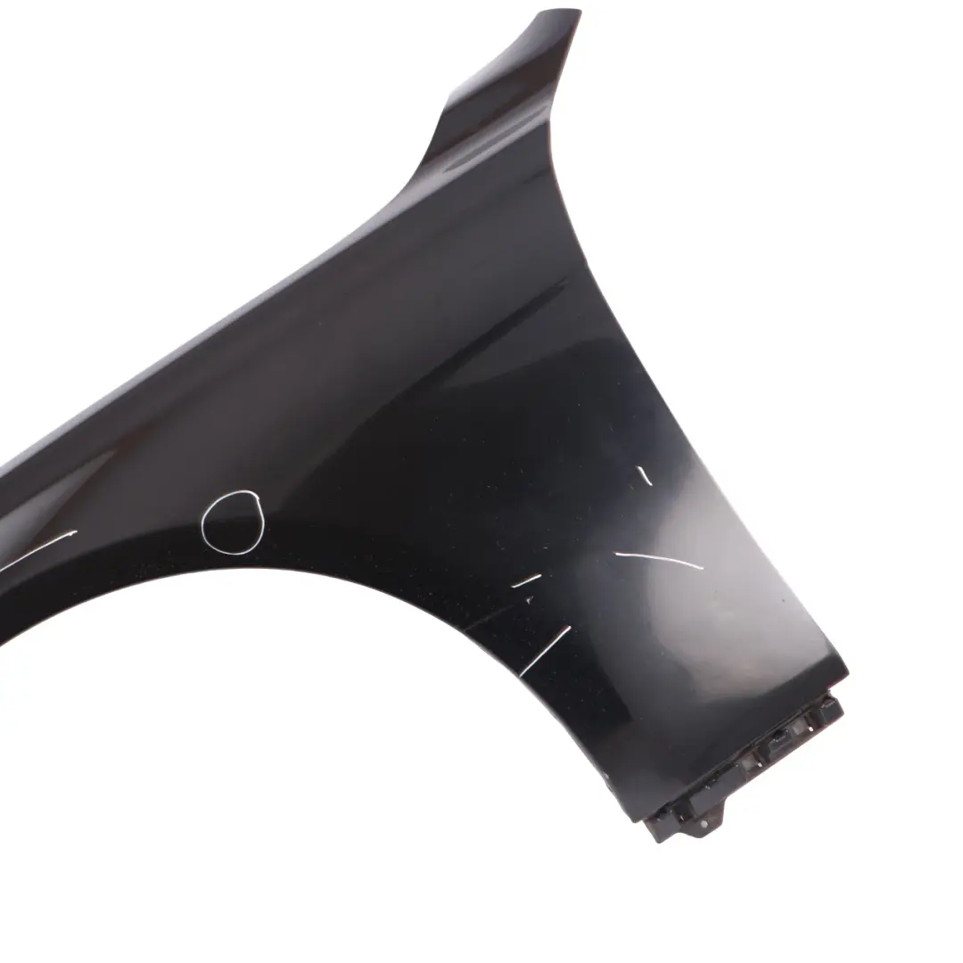 Side Wing Panel Fender F31 Front Left N/S Schwarz 2 Black - 668 to BMW F30 with Part number 9621597 BMW F30 Side Wing Panel Fender F31 Front Left N/S Schwarz 2 Black - 668 - SKU 9621597-SCH - Part number 9621597