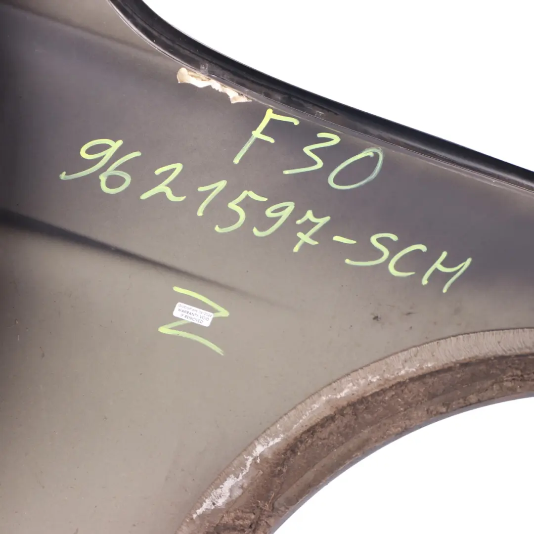 Side Wing Panel Fender F31 Front Left N/S Schwarz 2 Black - 668 to BMW F30 with Part number 9621597 BMW F30 Side Wing Panel Fender F31 Front Left N/S Schwarz 2 Black - 668 - SKU 9621597-SCH - Part number 9621597