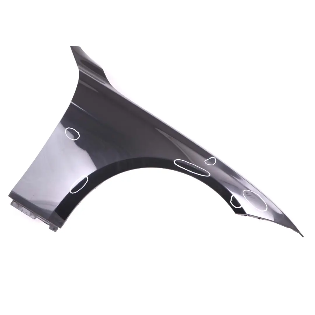 Side Panel Wing Fender Front Right O/S Black Sapphire Metallic 475 to BMW F30 F31 with Part number 9621598 BMW F30 F31 Side Panel Wing Fender Front Right O/S Black Sapphire Metallic 475 - SKU 9621598-BS - Part number 9621598