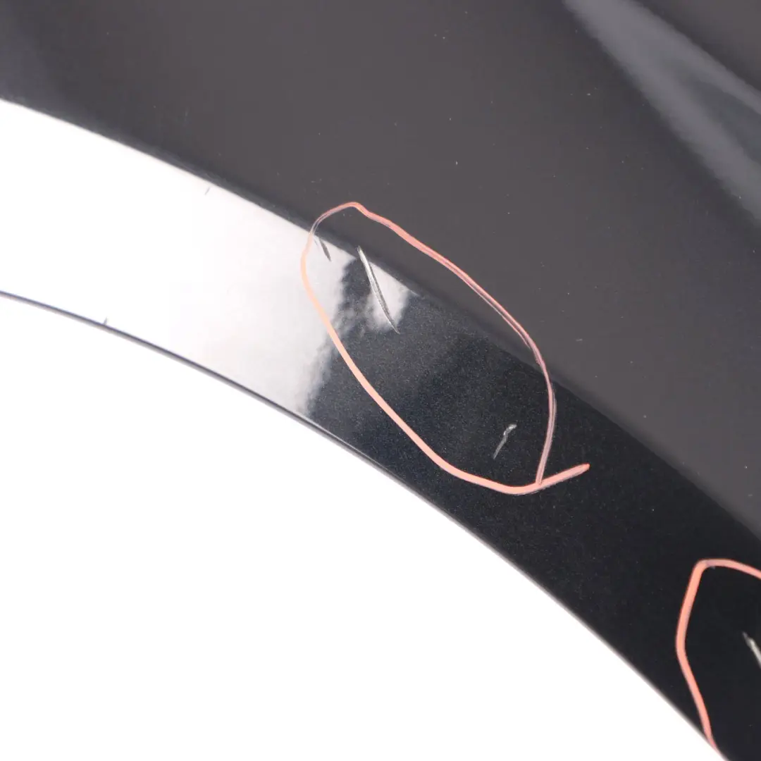 BMW F30 F31 Side Panel Wing Fender Front Right O/S Black Sapphire Metallic - 475 - SKU 9621598-BS5 - Part number 9621598