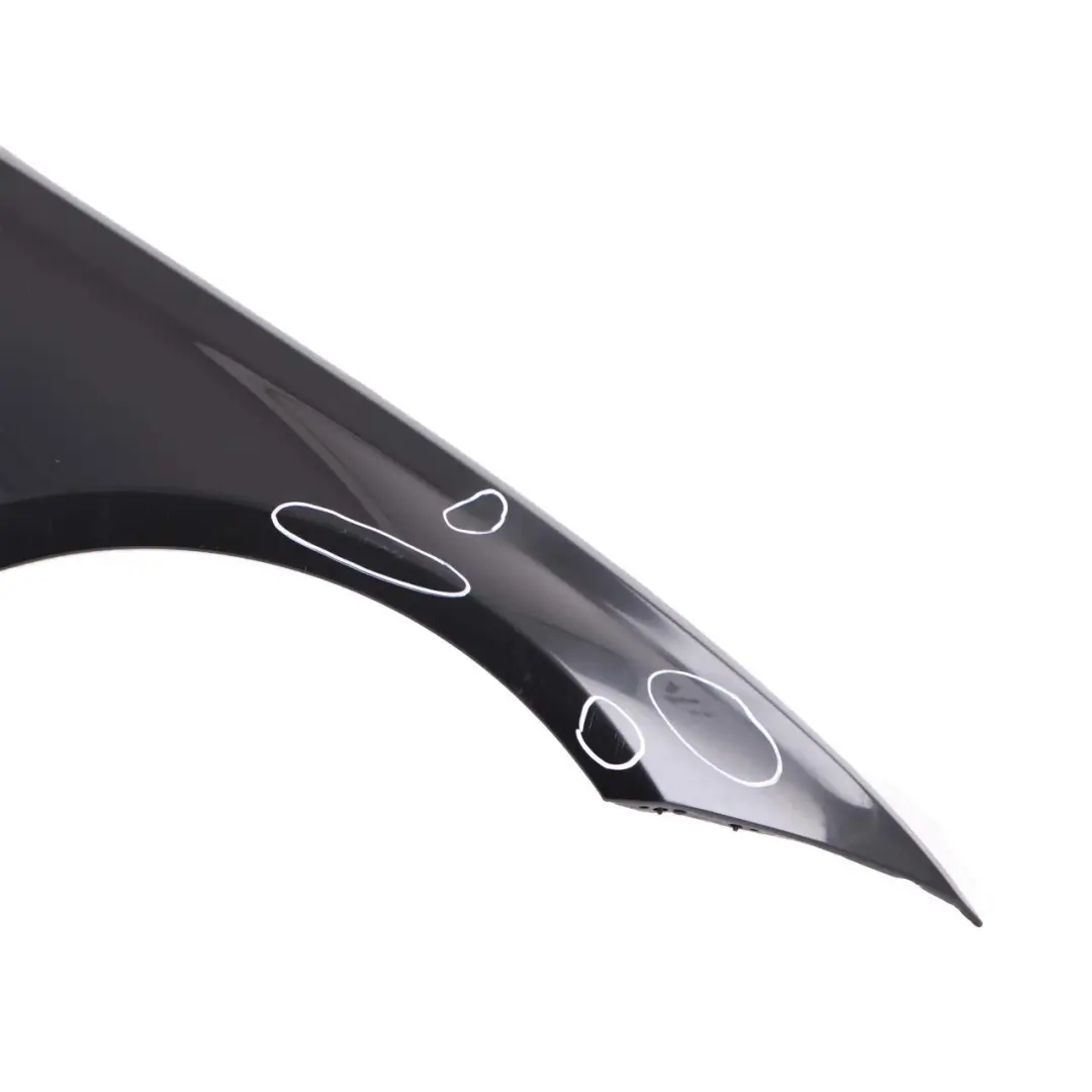 BMW F30 F31 Side Panel Wing Fender Front Right O/S Black Sapphire Metallic 475 - SKU 9621598-BS - Part number 9621598