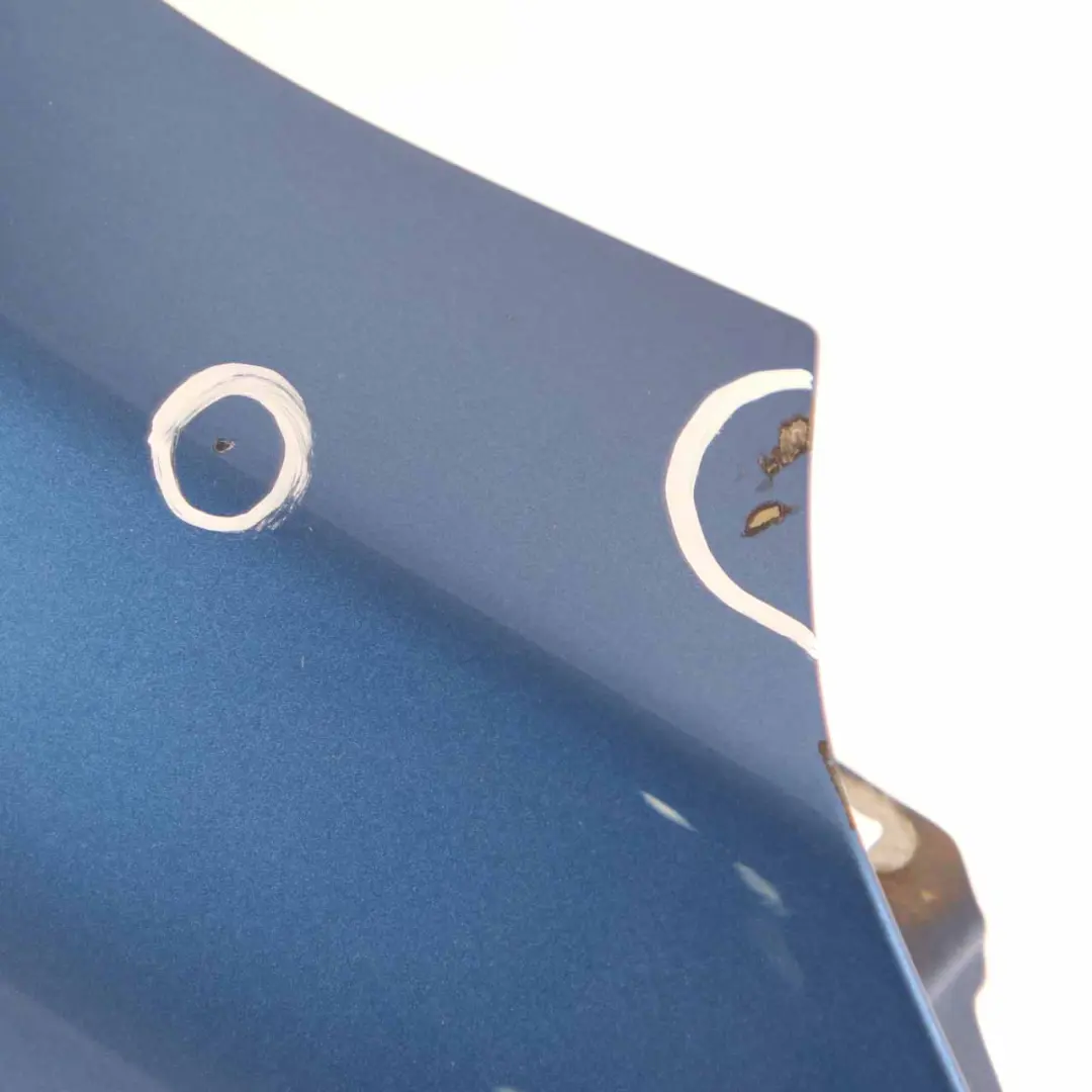 Side Panel Wing Fender Front Right O/S Estoril Blue Metallic - B45 to BMW F30 F31 with Part number 9621598 BMW F30 F31 Side Panel Wing Fender Front Right O/S Estoril Blue Metallic - B45 - SKU 9621598-EB - Part number 9621598