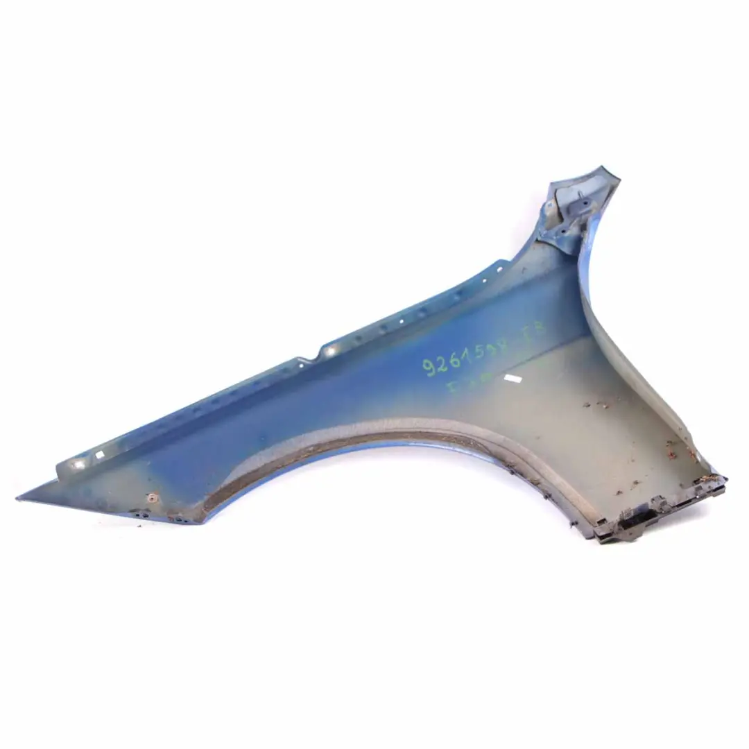 Side Panel Wing Fender Front Right O/S Estoril Blue Metallic - B45 to BMW F30 F31 with Part number 9621598 BMW F30 F31 Side Panel Wing Fender Front Right O/S Estoril Blue Metallic - B45 - SKU 9621598-EB - Part number 9621598