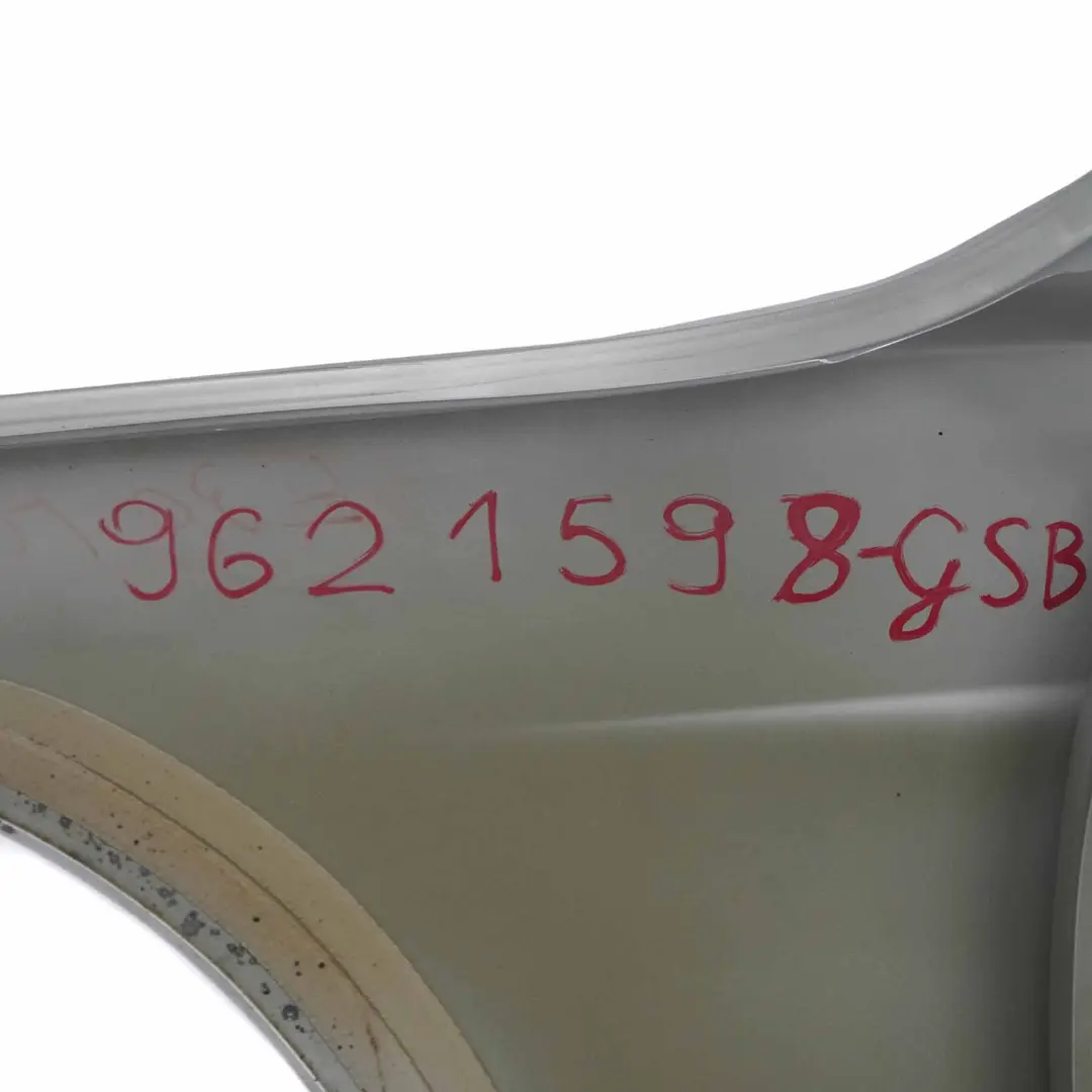 Pannello laterale parafango anteriore destro Glacier Silver A83 per BMW F30 F31 con numero di parte 9621598 BMW F30 F31 Pannello laterale parafango anteriore destro Glacier Silver A83 - SKU 9621598-GSB1 - Numero di parte 9621598