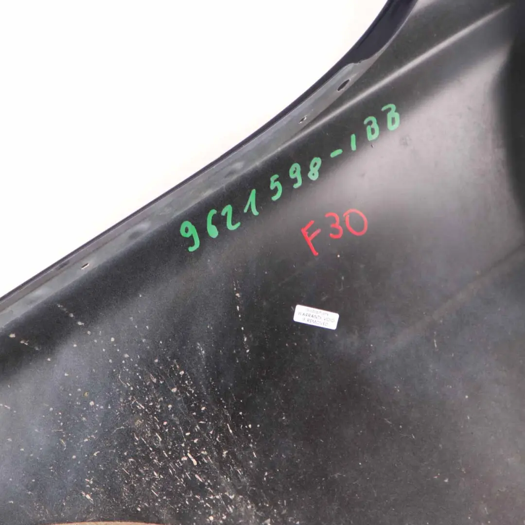 Front Wing Panel BMW F30 F31 Fender Right Side O/S Imperial Blue Metallic - A89 to with Part number 9621598 Front Wing Panel BMW F30 F31 Fender Right Side O/S Imperial Blue Metallic - A89 - SKU 9621598-IBB - Part number 9621598