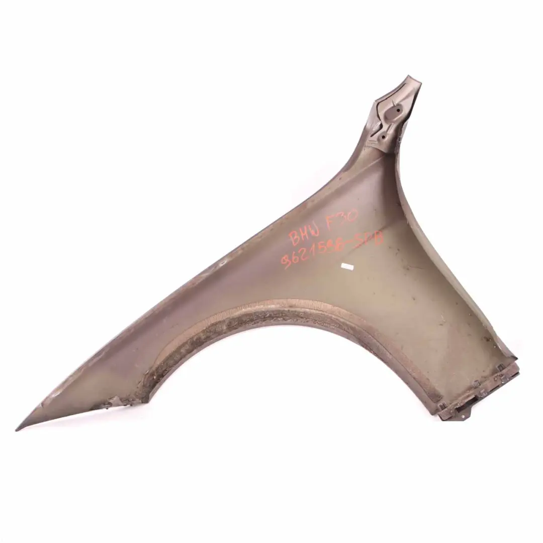 Front Wing Panel BMW F30 F31 Fender Right Side O/S Sparkling Bronze Metallic B06 to with Part number 9621598 Front Wing Panel BMW F30 F31 Fender Right Side O/S Sparkling Bronze Metallic B06 - SKU 9621598-SPB - Part number 9621598