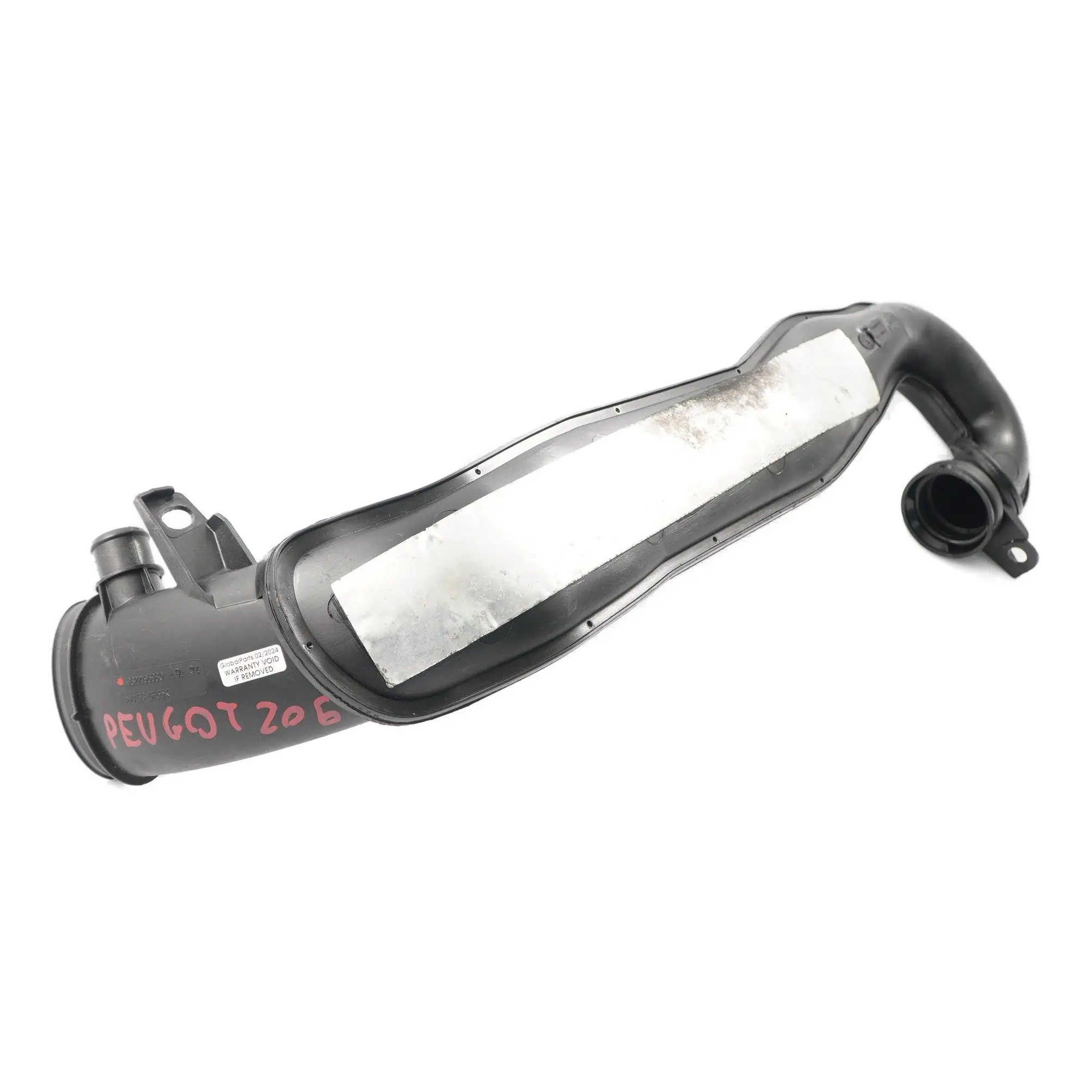 Peugeot 206 2.0 HDi Diesel Intercooler Tubo dell'aria Tubo flessibile 9622195980