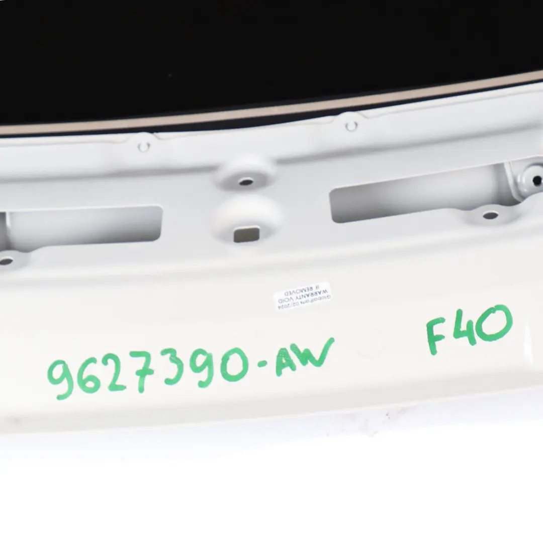 Boot Trunk Lid Tailgate Boot Lid Alpinweiss White - 300 to BMW F40 Rear with Part number 9627390 BMW F40 Rear Boot Trunk Lid Tailgate Boot Lid Alpinweiss White - 300 - SKU 9627390 - Part number 9627390