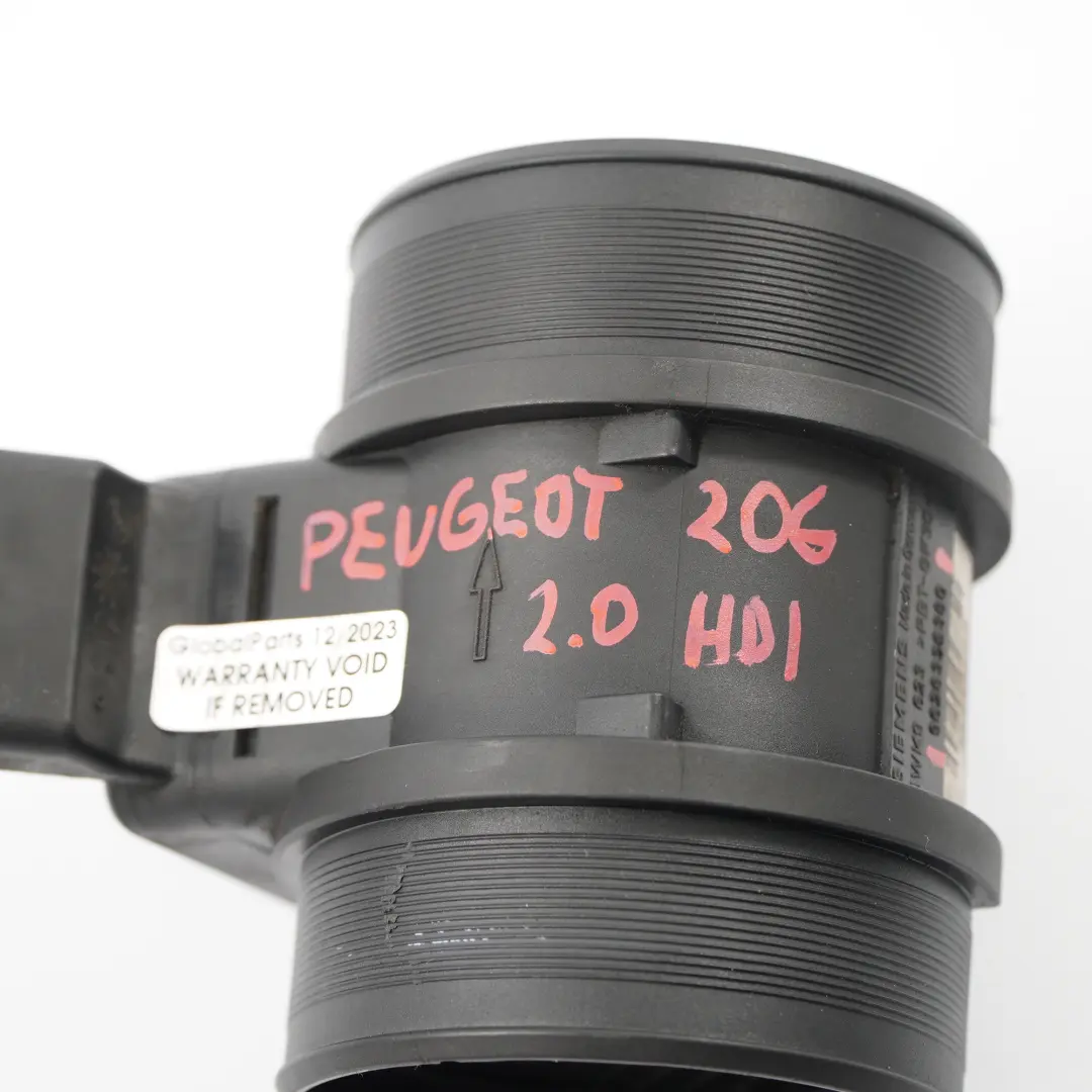Sensore misuratore massa d'aria per Peugeot Partner 206 Berlingo 2.0 HDI con numero di parte 9628336380 Peugeot Partner 206 Berlingo 2.0 HDI Sensore misuratore massa d'aria - SKU 9628336380 - Numero di parte 9628336380