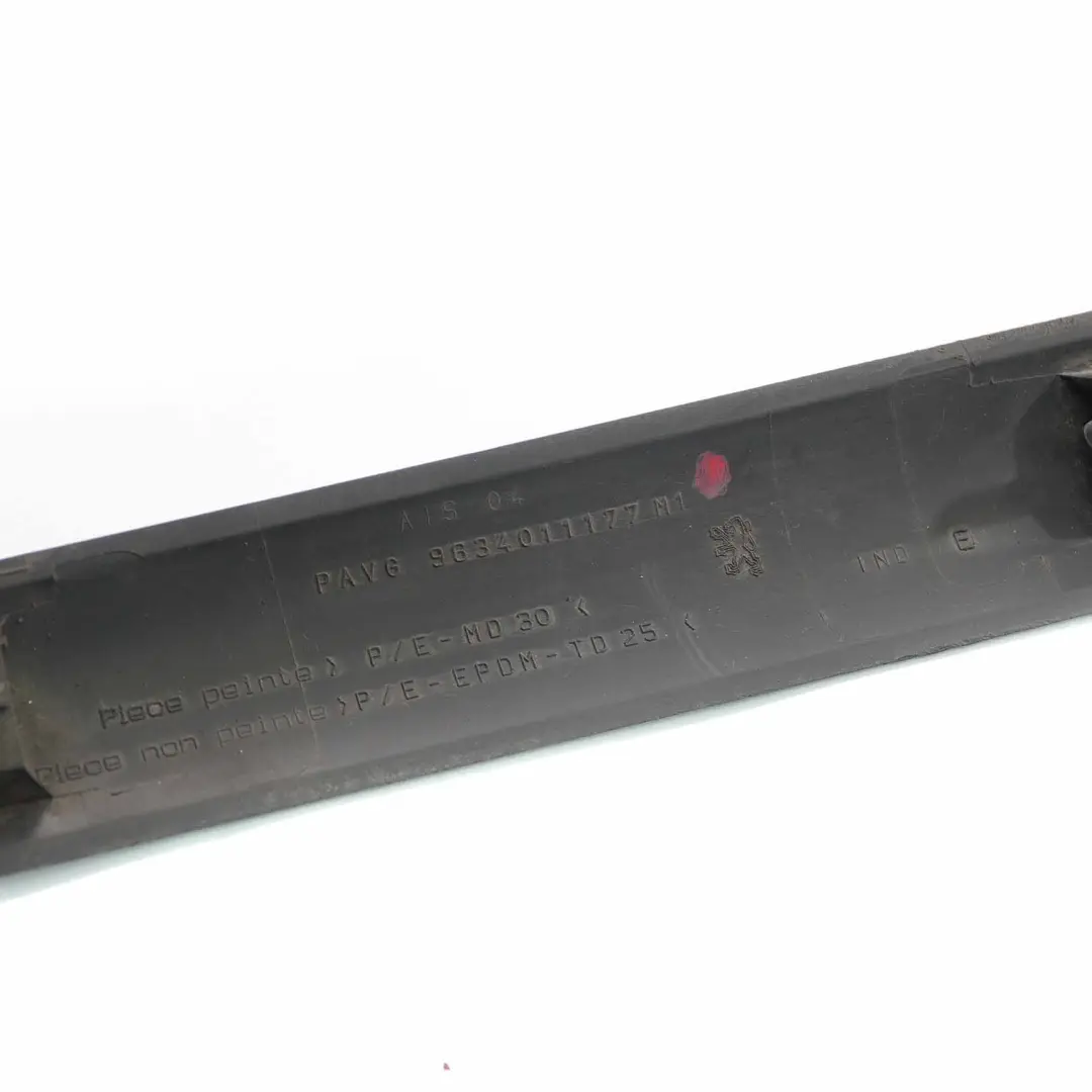 Striscia rivestimento porta anteriore sinistra Modanatura per Peugeot 307 con numero di parte 9634011177 Peugeot 307 Striscia rivestimento porta anteriore sinistra Modanatura - SKU 9634011177 - Numero di parte 9634011177