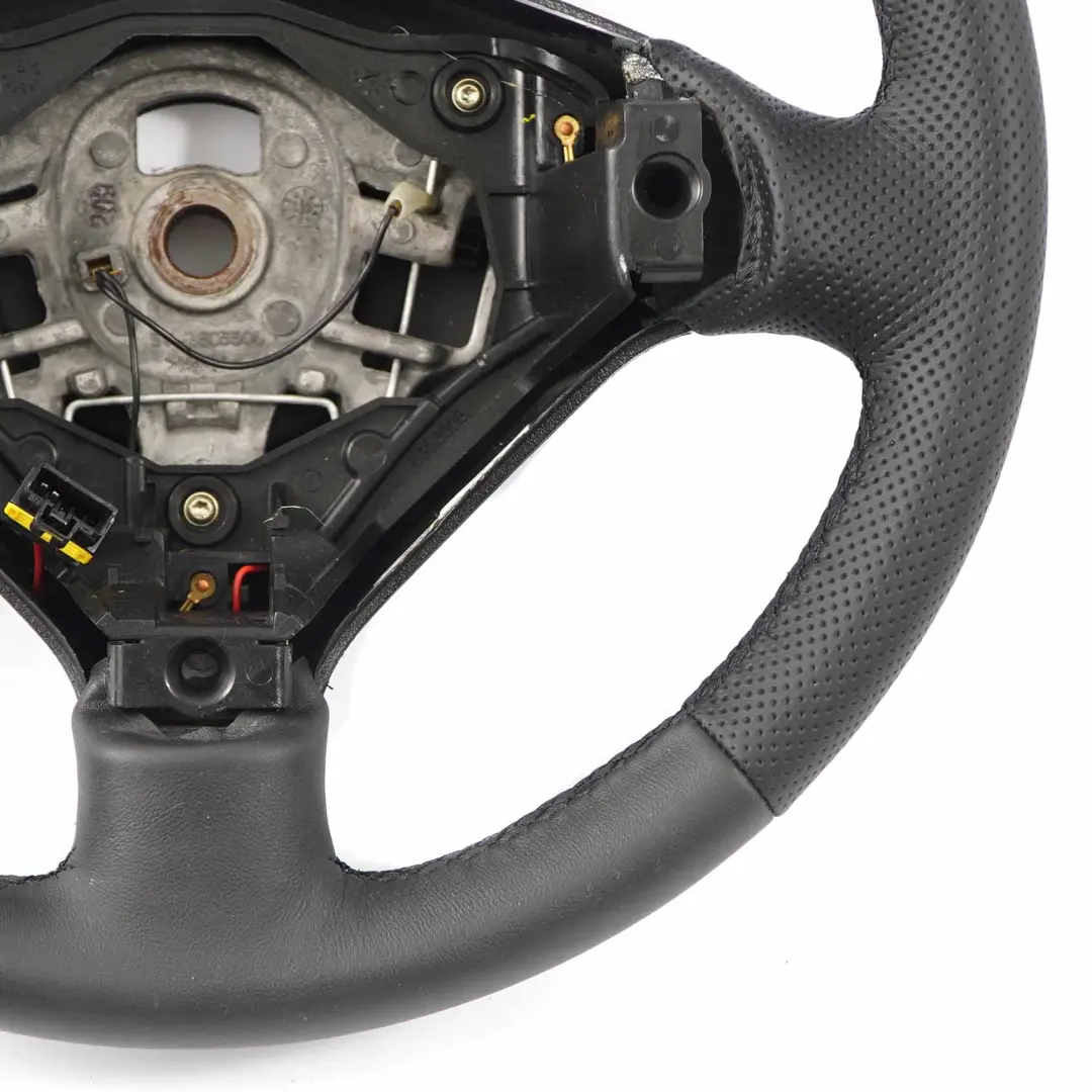 Peugeot 307 Steering Wheel NEW Black Leather - SKU 96345022-1 - Part number 96345022