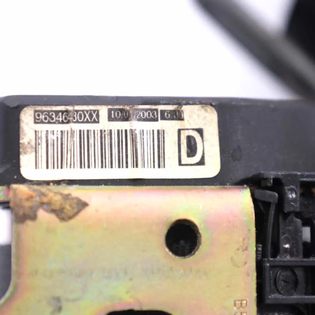 Peugeot 307 Cintura di sicurezza anteriore destra Nero - SKU 96346430XX - Numero di parte 96346430XX