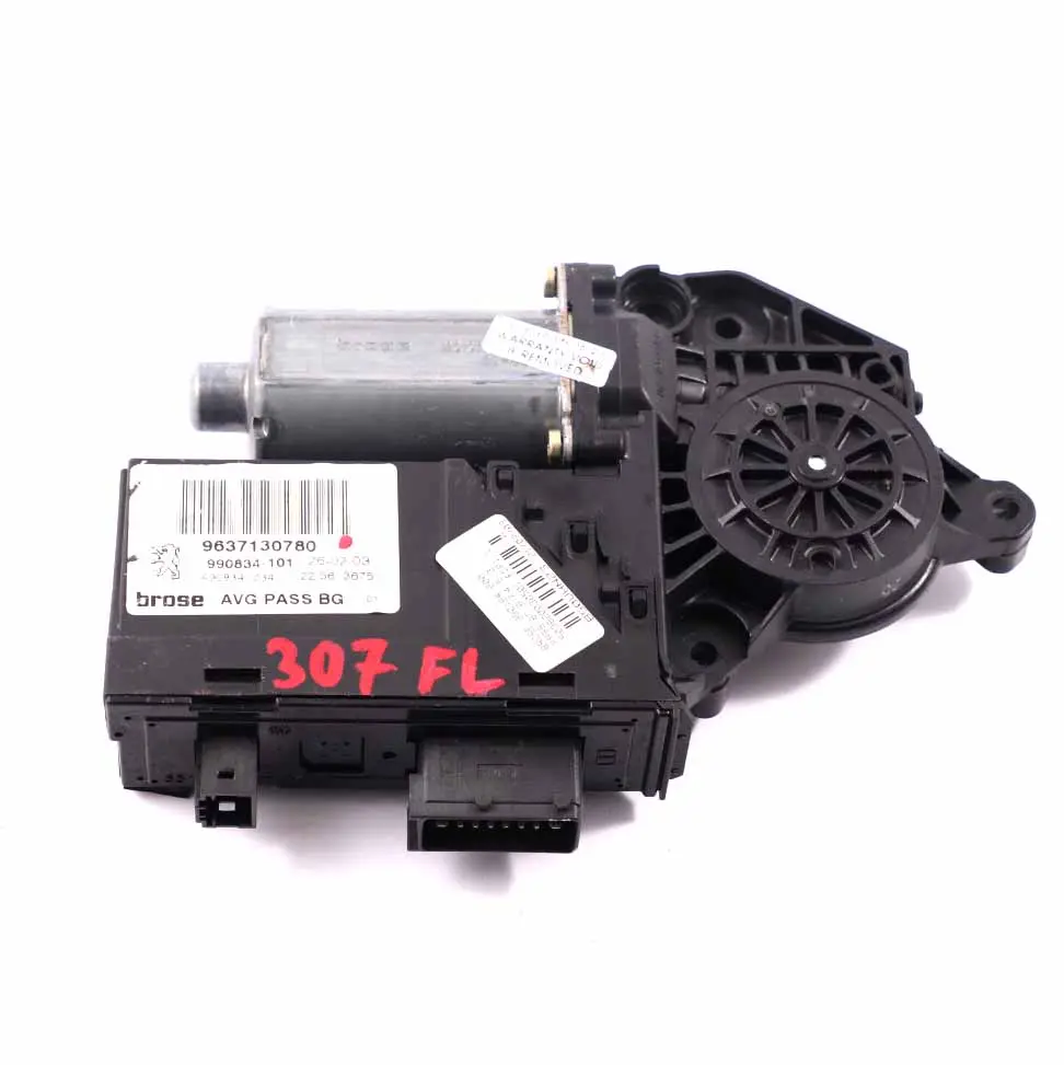 Peugeot 307 Elevalunas Motor Puerta Delantera Izquierda Accionamiento 9637130780