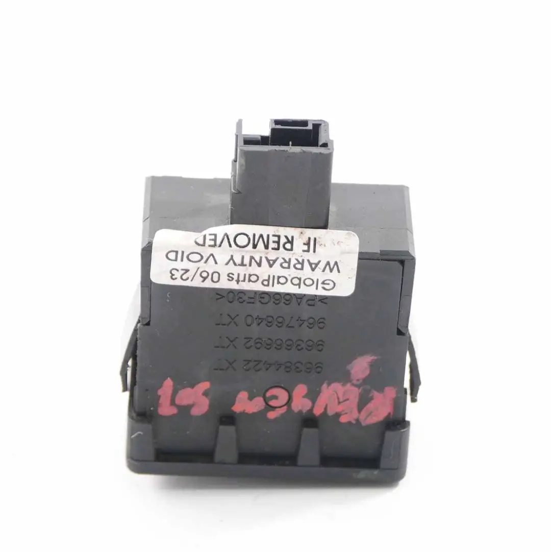 Interruptor ajuste nivel faros Unidad de control de luces para Peugeot 207 con número de pieza 96384422XT Peugeot 207 Interruptor ajuste nivel faros Unidad de control de luces - SKU 96384422XT - Número de pieza 96384422XT