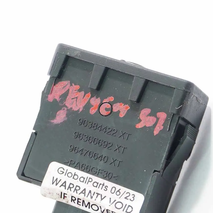 Peugeot 207 Headlight Level Adjuster Switch Light Control Unit - SKU 96384422XT - Part number 96384422XT