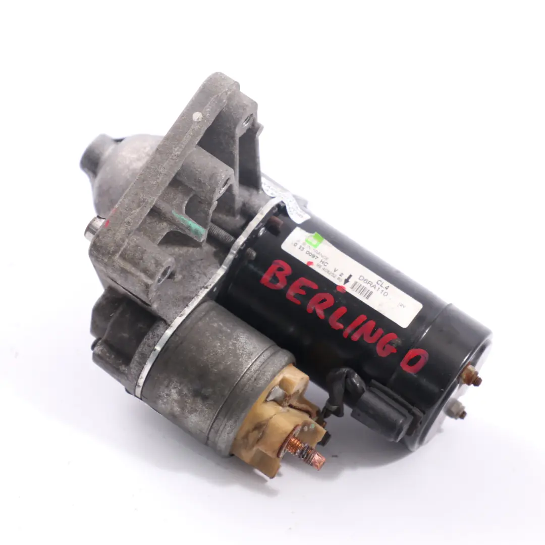  Motorino avviamento Citroen Berlingo Peugeot Partner Diesel 1.6 HDI - SKU 9640825280 - Numero di parte 9640825280