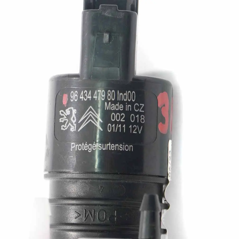 Peugeot 307 Windscreen Washer Wash Pump Windscreen Fluid Tank Unit - SKU 9643447980 - Part number 9643447980