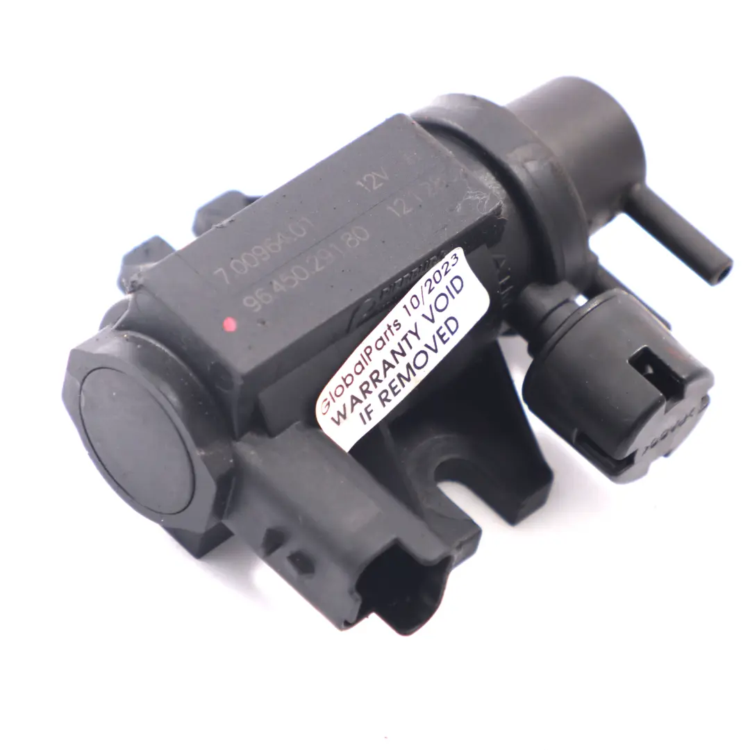 Citroen C3 Peugeot 206 307 Zawór Podciśnienia Turbo Turbiny do o numerze 9645029180 Citroen C3 Peugeot 206 307 Zawór Podciśnienia Turbo Turbiny - SKU 9645029180 - Numer Części 9645029180