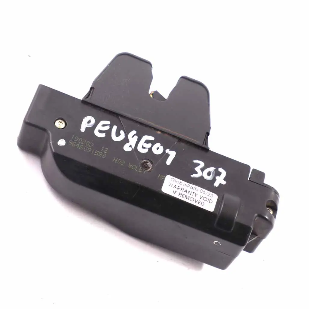 Peugeot 307 Tailgate Boot Trunk Lid Lock Latch Catch Mechanism Rear - SKU 9646091580 - Part number 9646091580