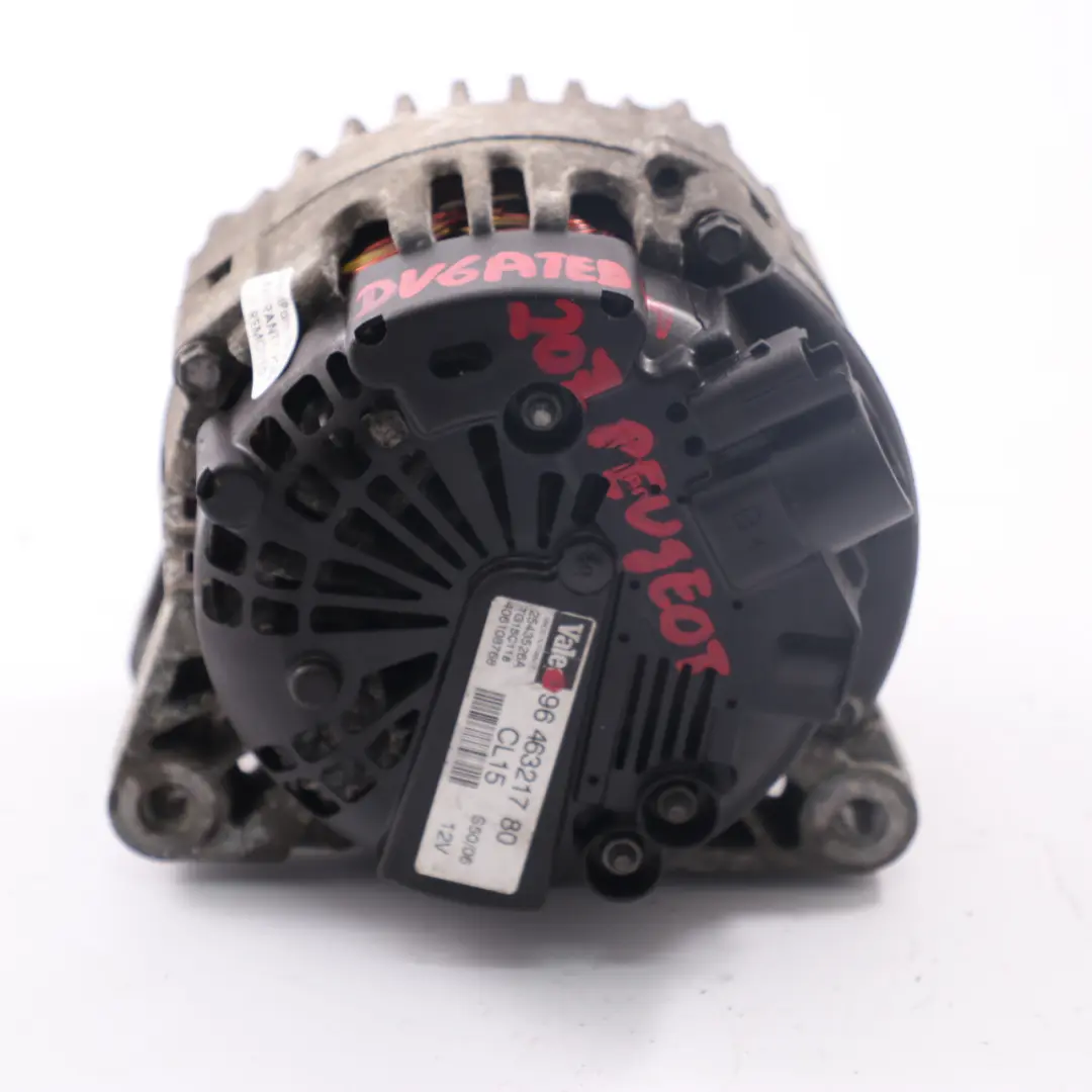 Alternador Generador Peugeot 207 Diesel 12V para  con número de pieza 9646321780  Alternador Generador Peugeot 207 Diesel 12V - SKU 9646321780 - Número de pieza 9646321780
