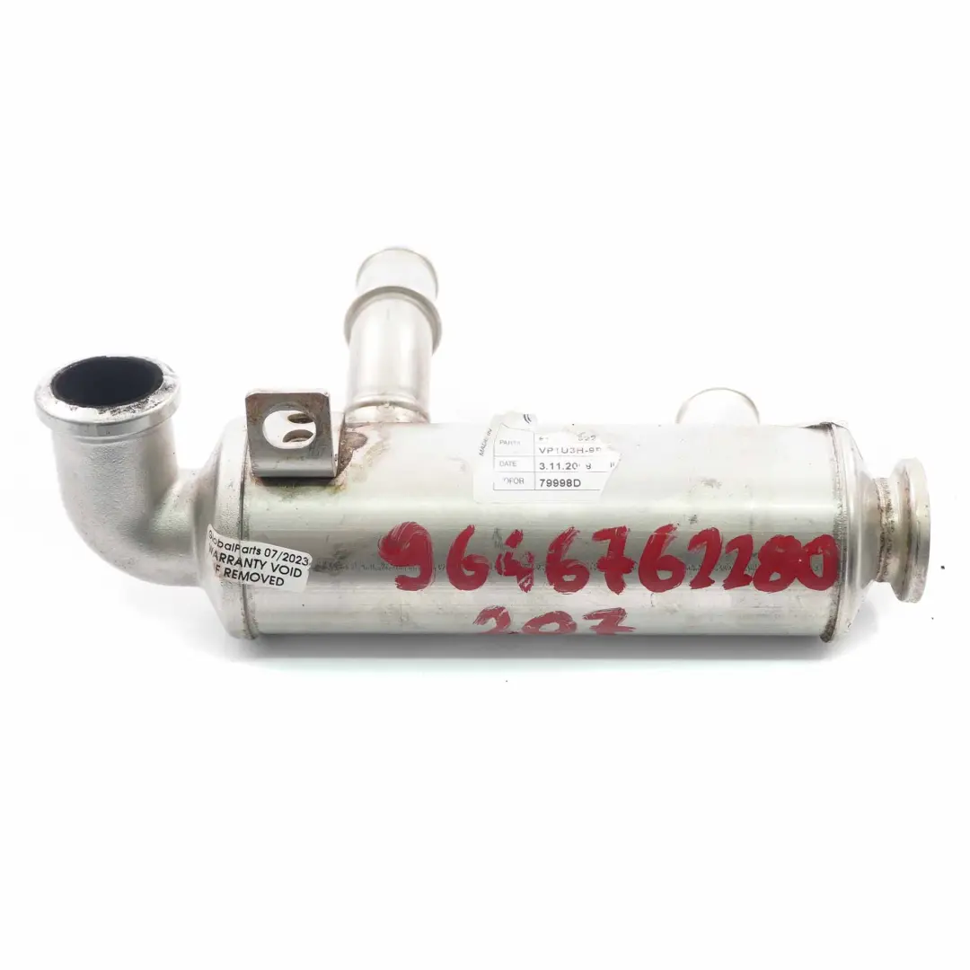  Enfriador de escape Peugeot 207 EGR Tubo flexible - SKU 9646762280 - Número de pieza 9646762280