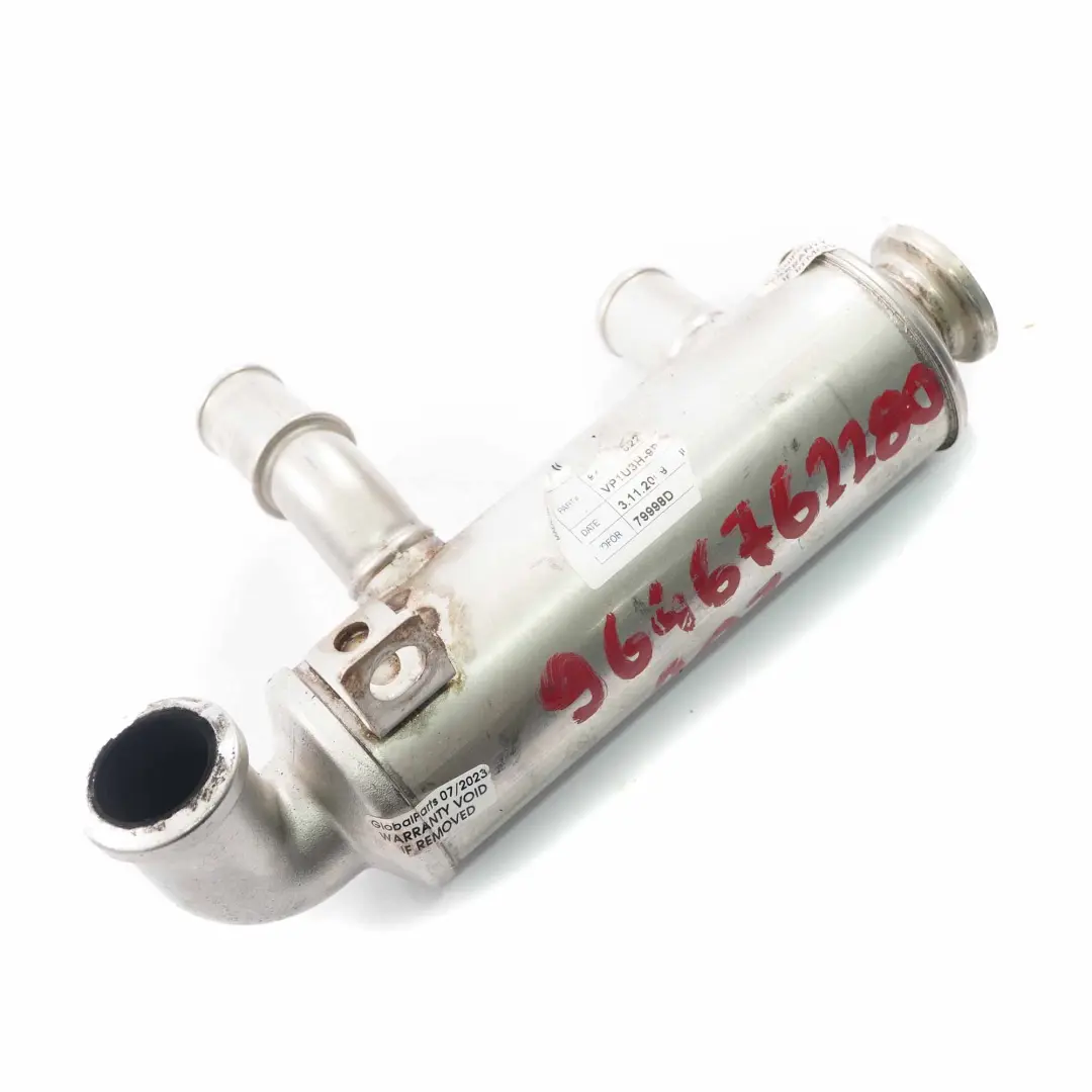  Raffreddatore di scarico Peugeot 207 Tubo flessibile EGR - SKU 9646762280 - Numero di parte 9646762280